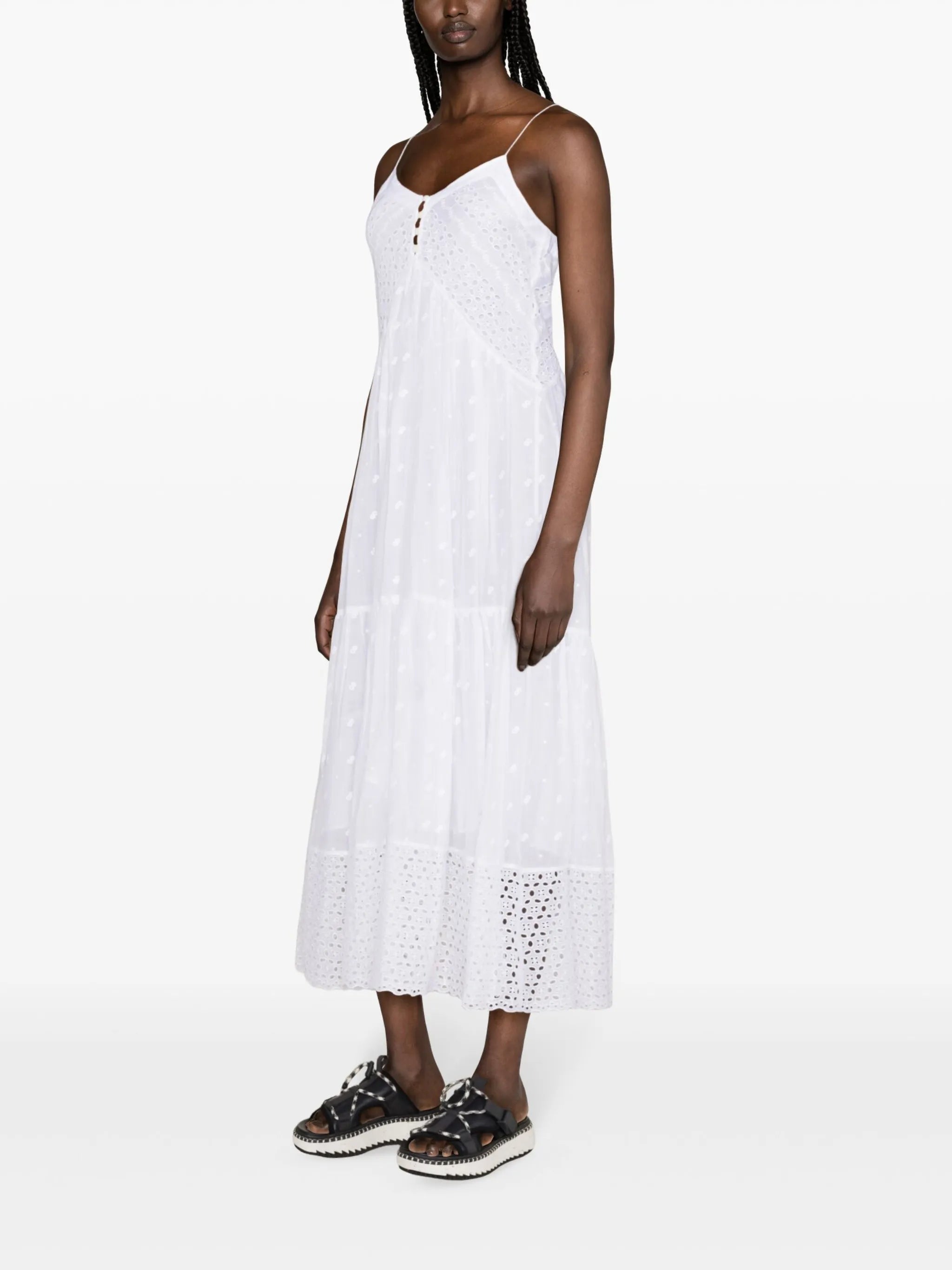 Sabba broderie-anglaise maxi dress