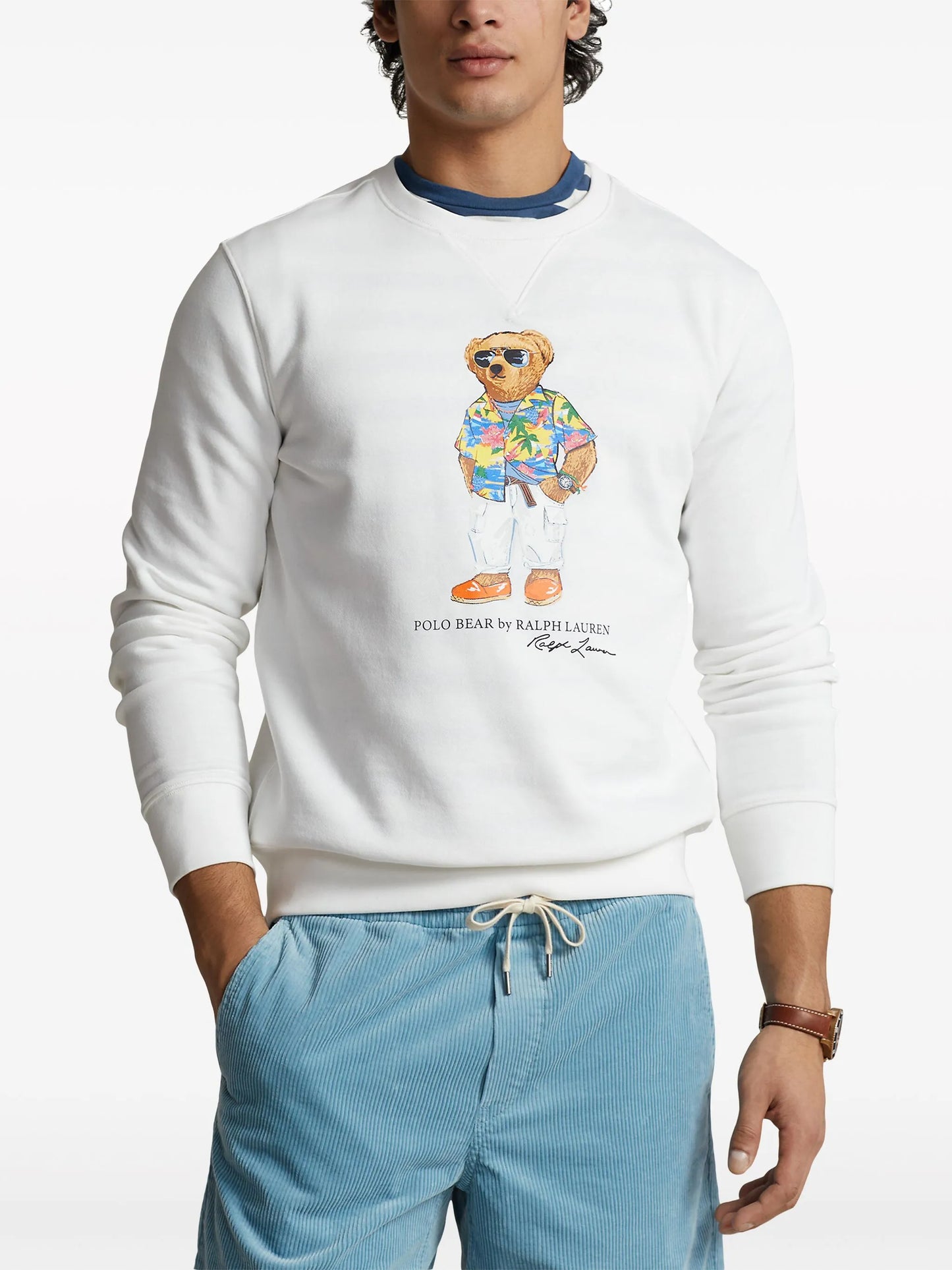 Teddy Bear cotton-blend sweatshirt