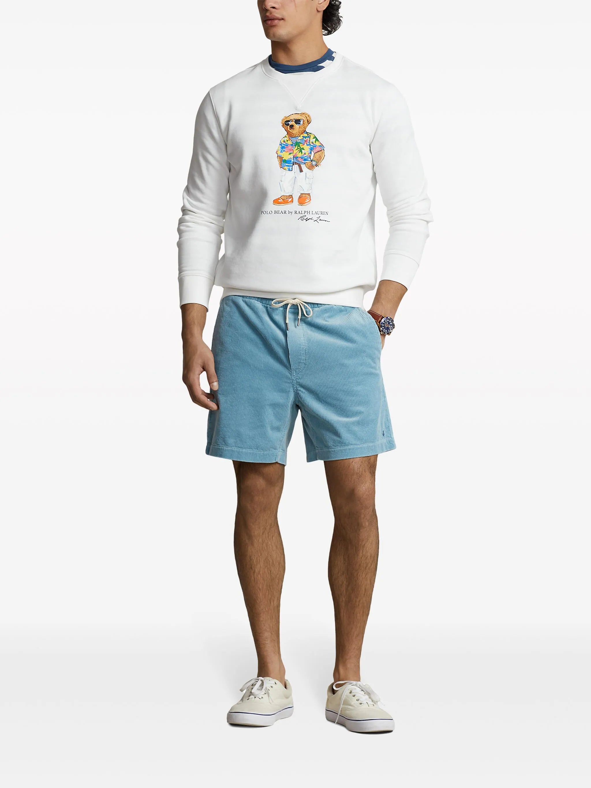 Teddy Bear cotton-blend sweatshirt