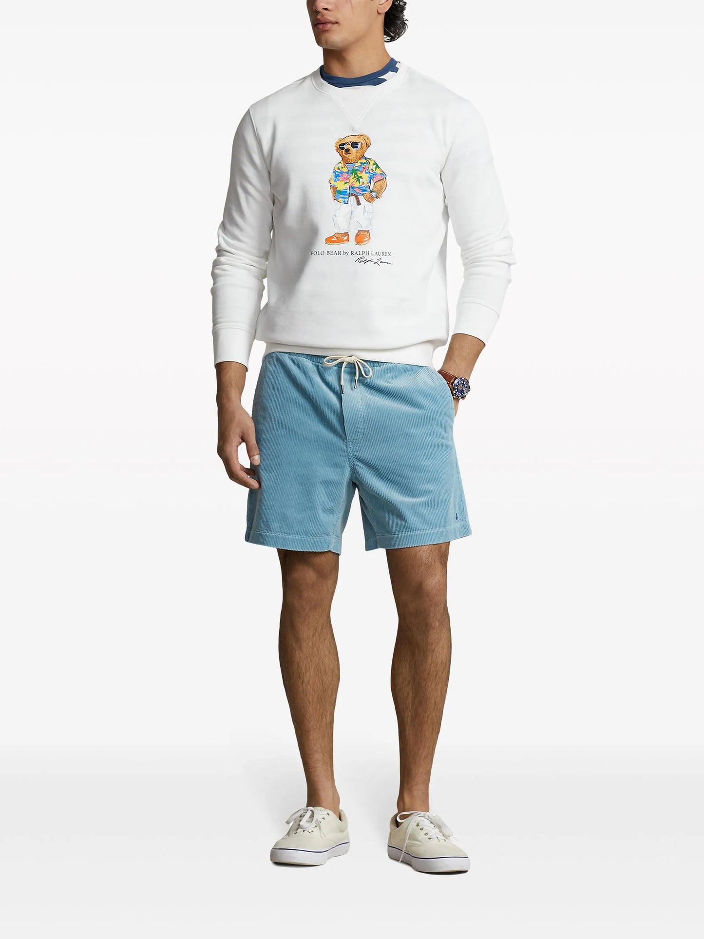 Teddy Bear cotton-blend sweatshirt