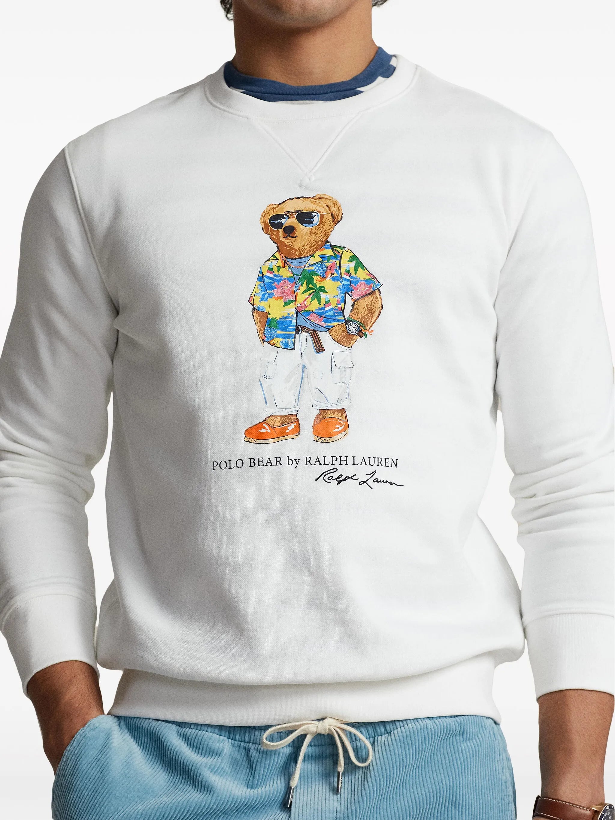 Teddy Bear cotton-blend sweatshirt