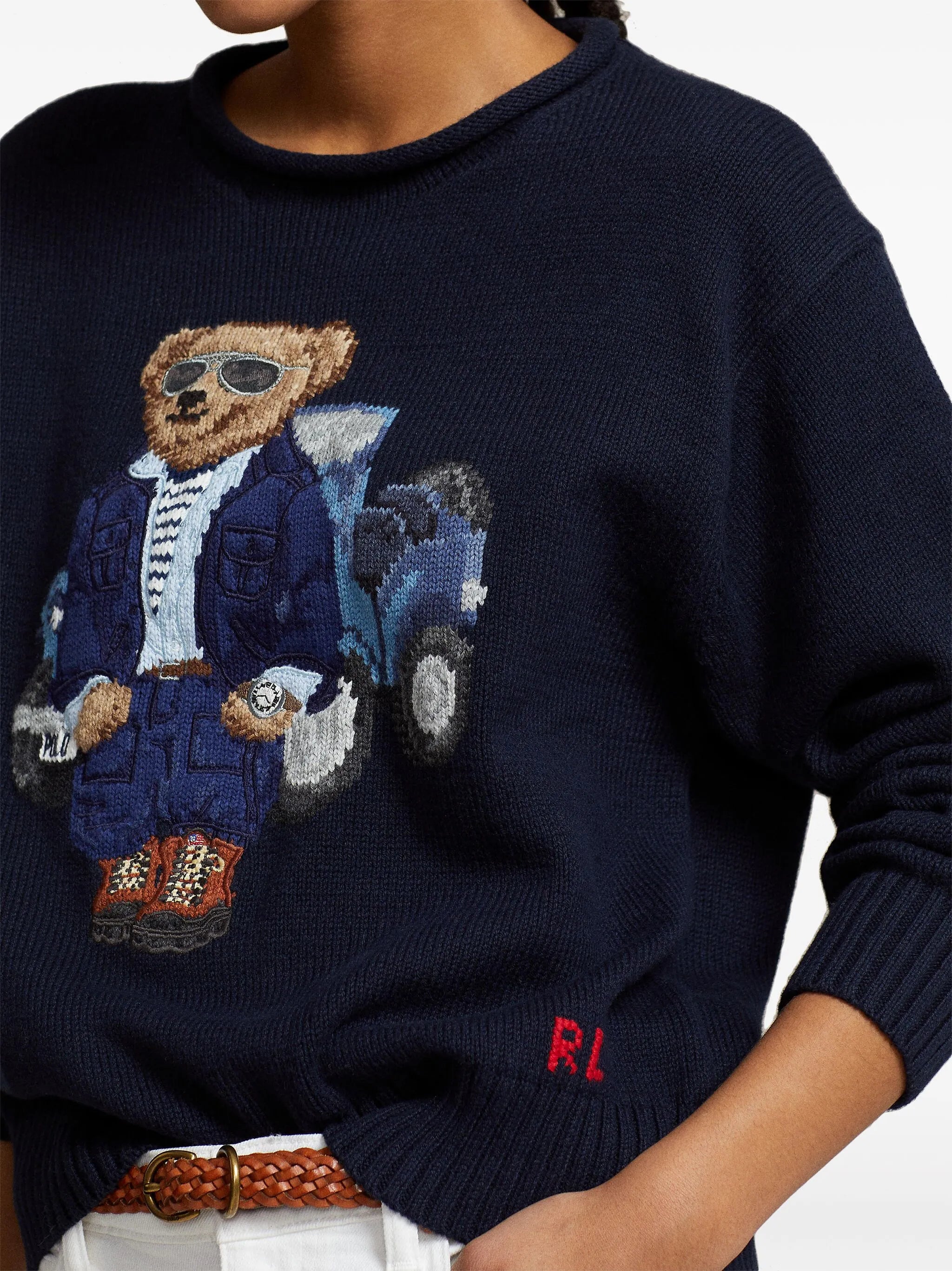 Polo Bear cotton jumper