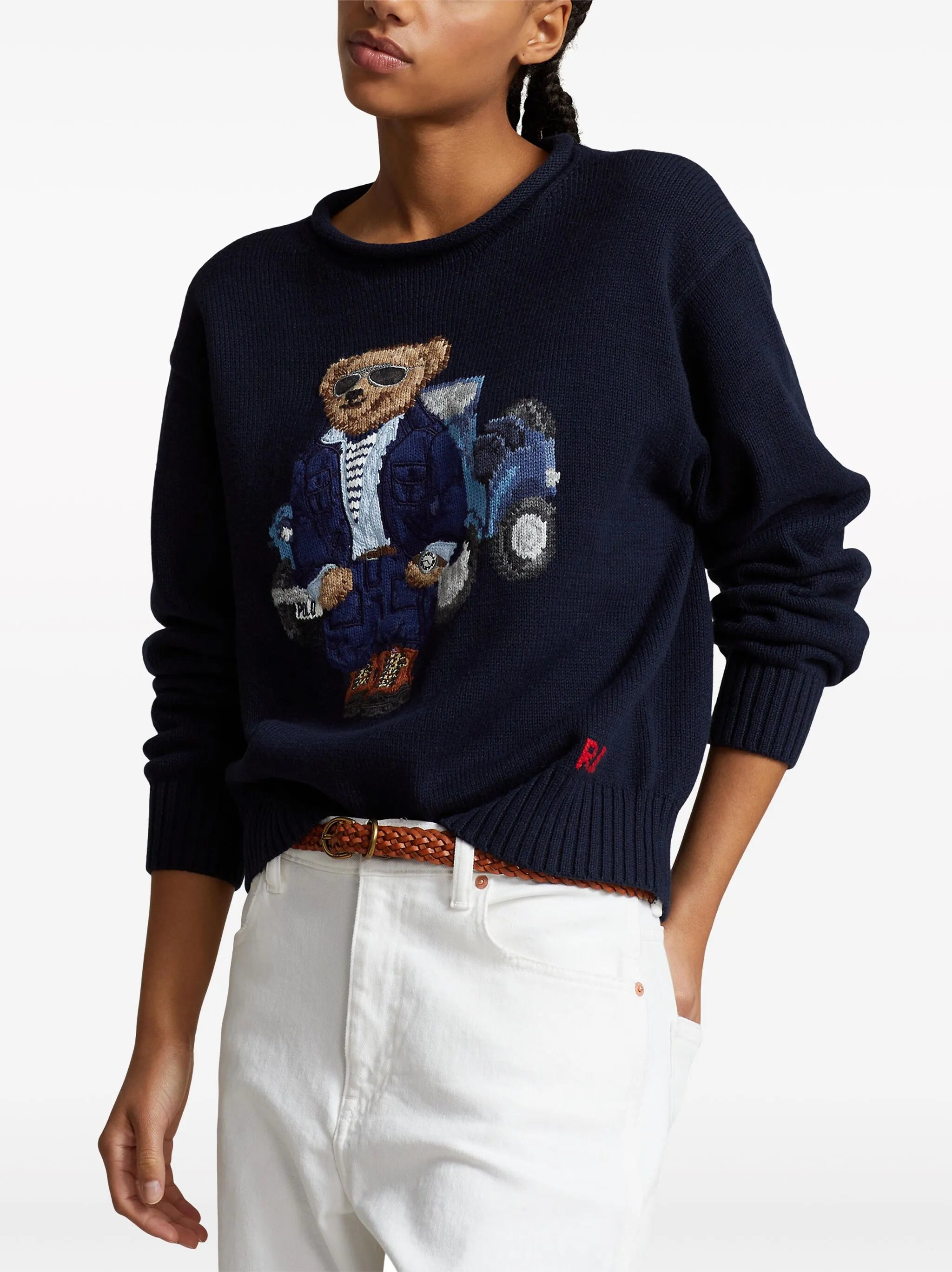 Polo Bear cotton jumper