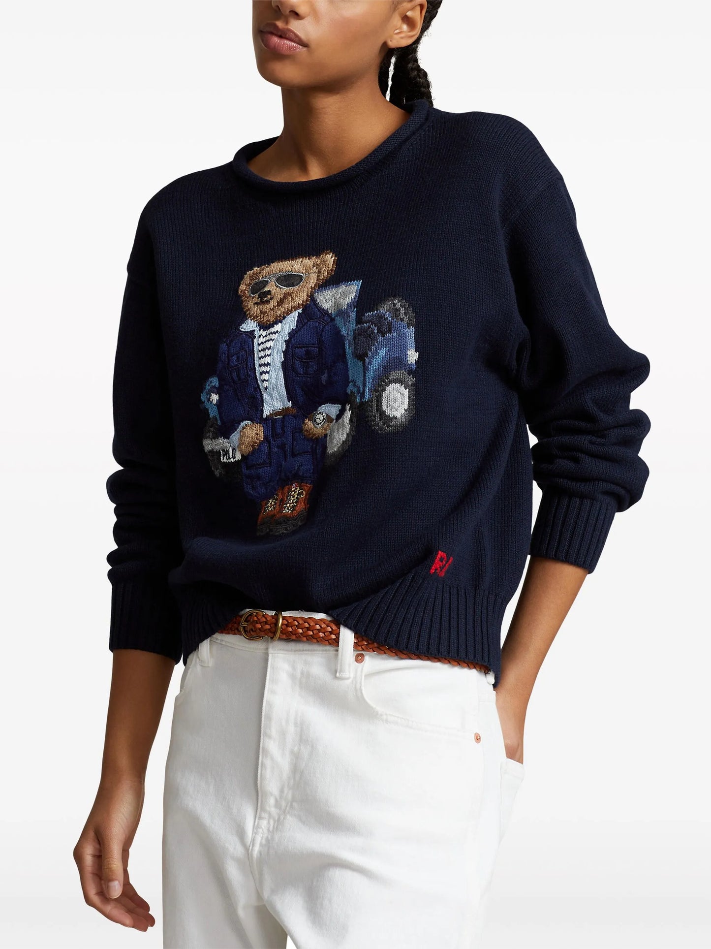 Polo Bear cotton jumper
