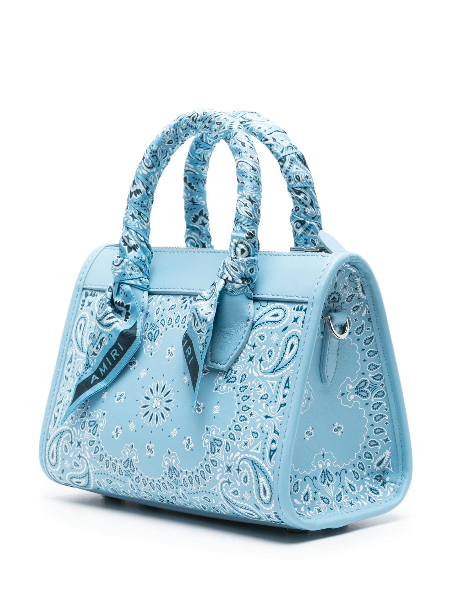 mini Bandana leather tote bag