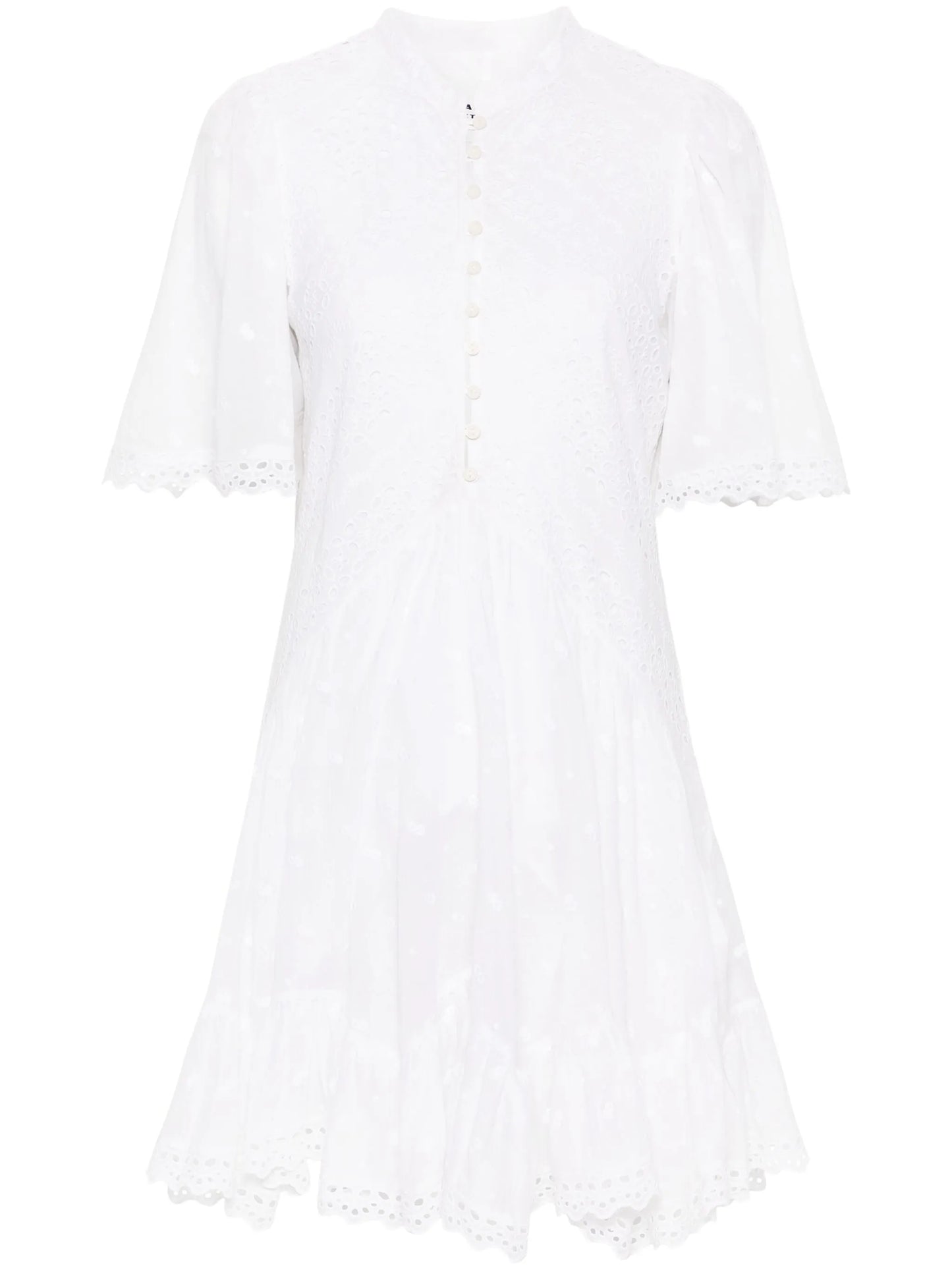 Slayae broderie-anglaise minidress