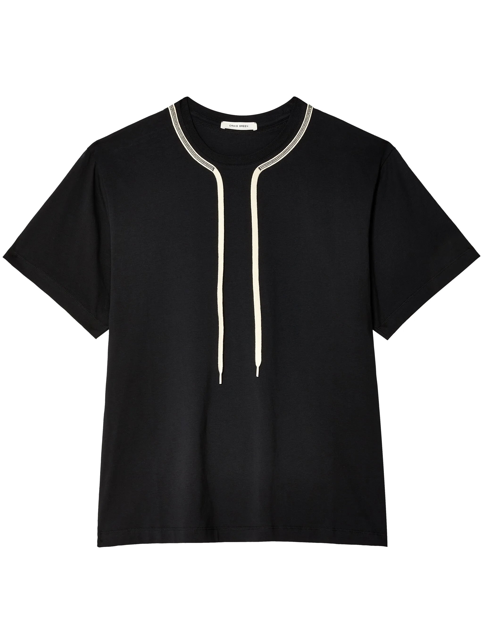 Flatlock cotton T-shirt