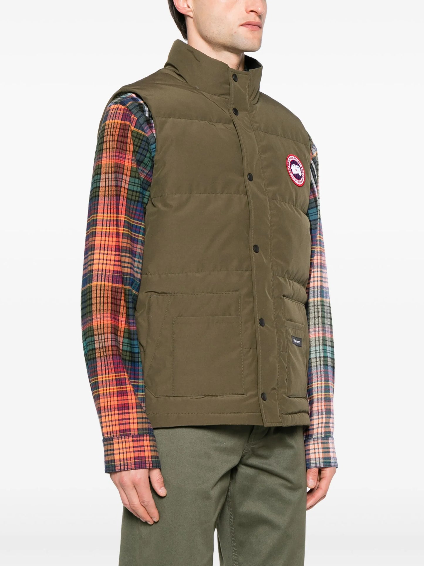 Freestyle logo-patch gilet
