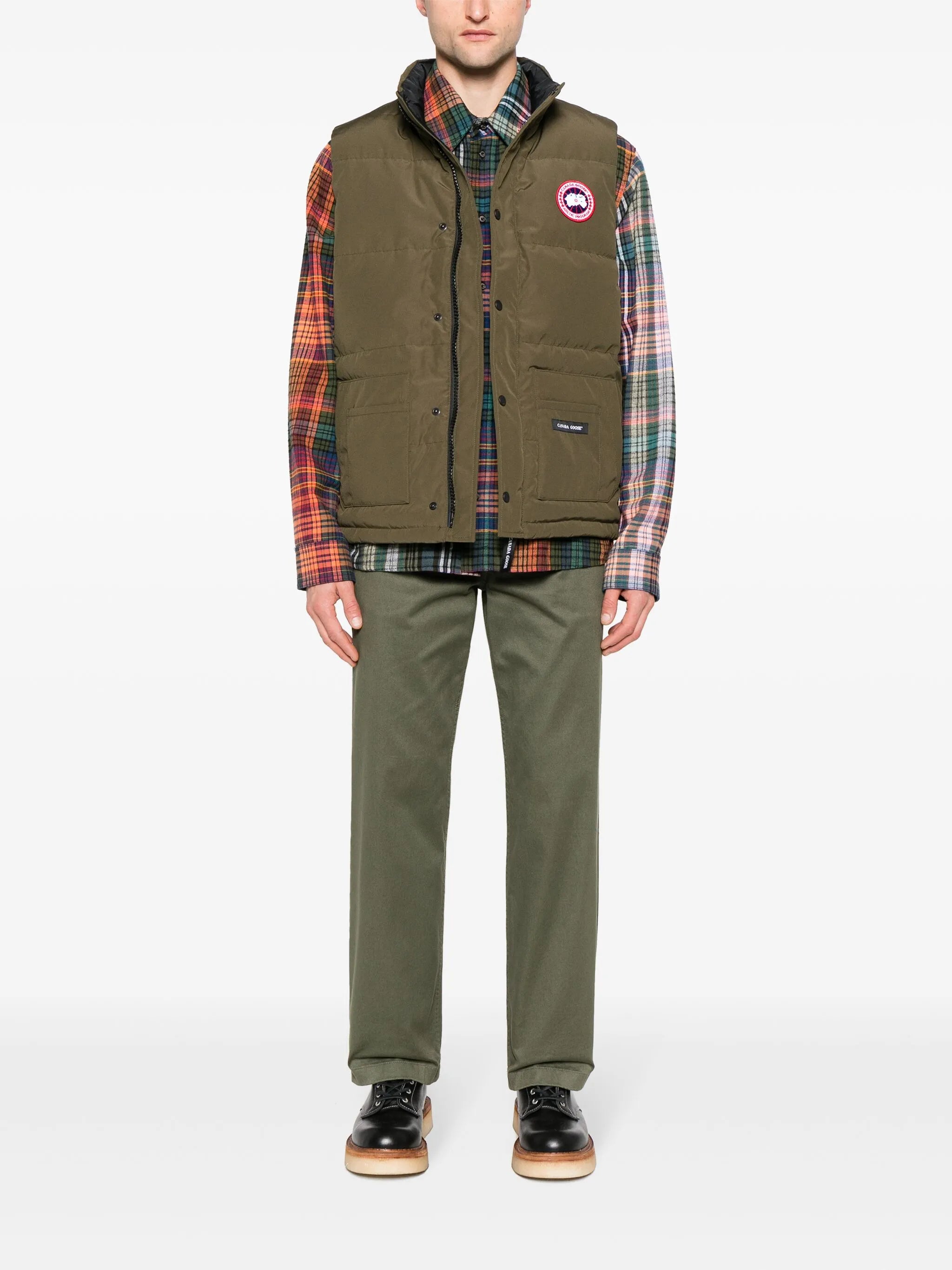 Freestyle logo-patch gilet