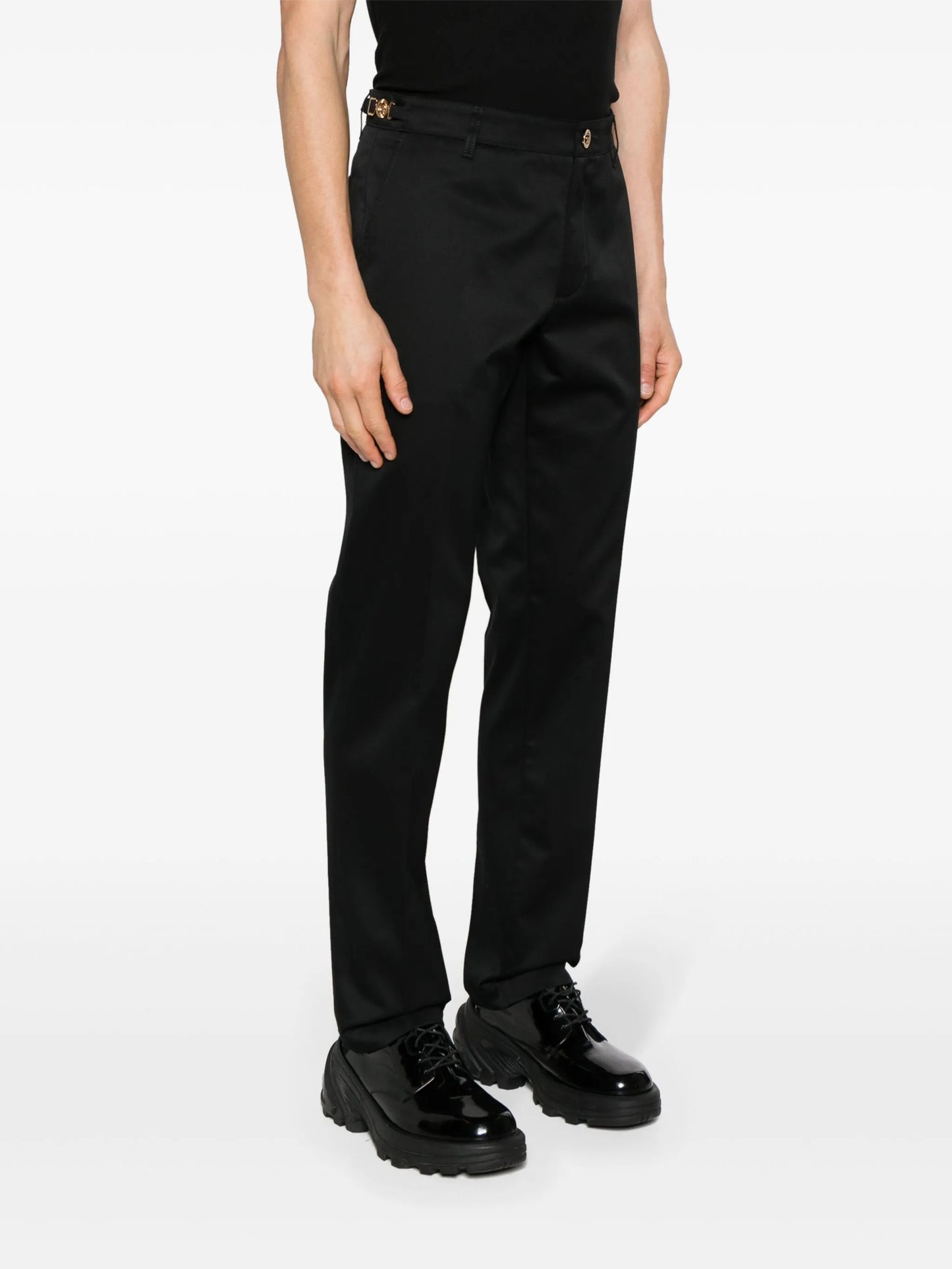 Medusa Biggie mid-rise straight-leg trousers