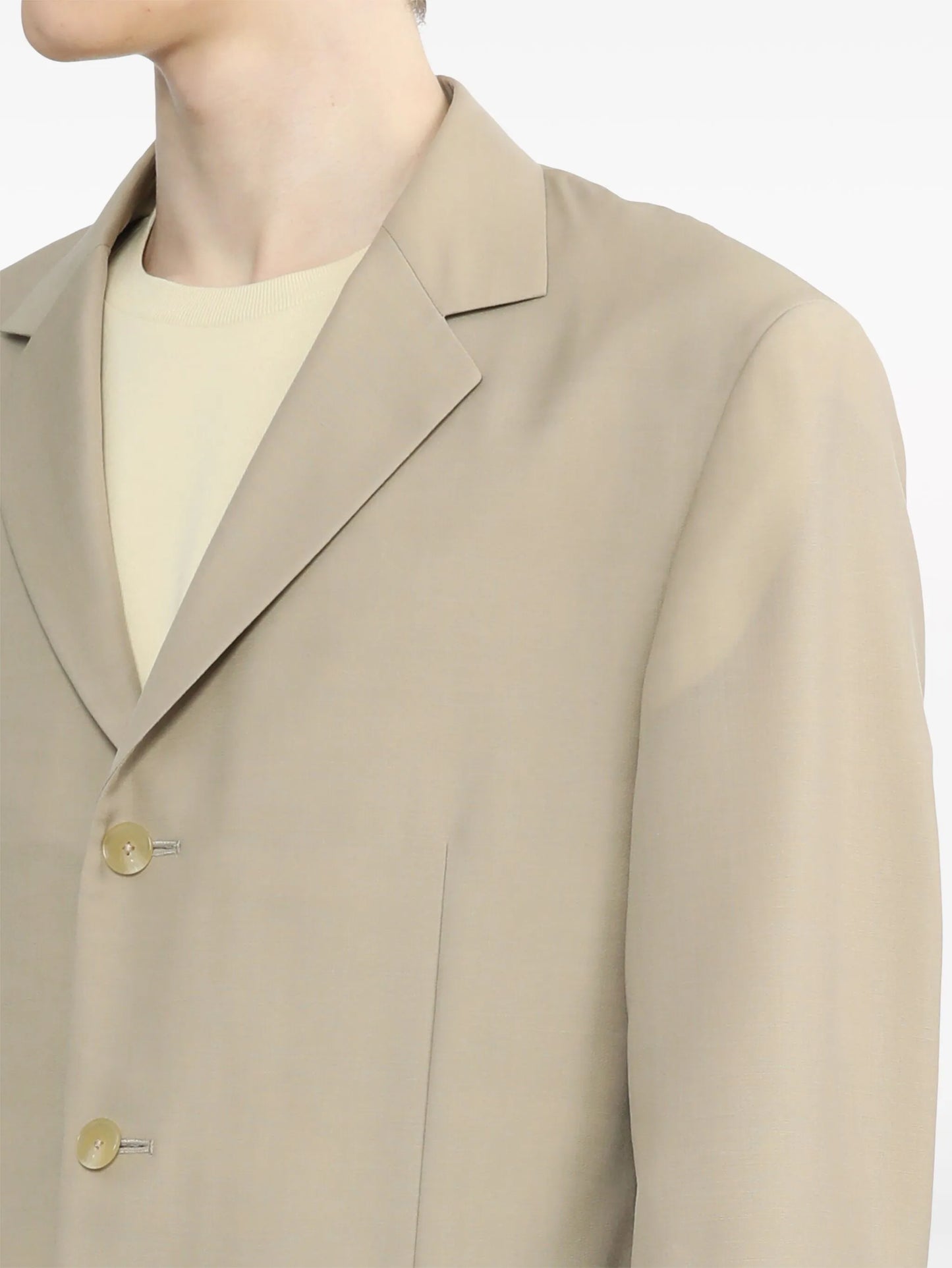 wool-blend blazer