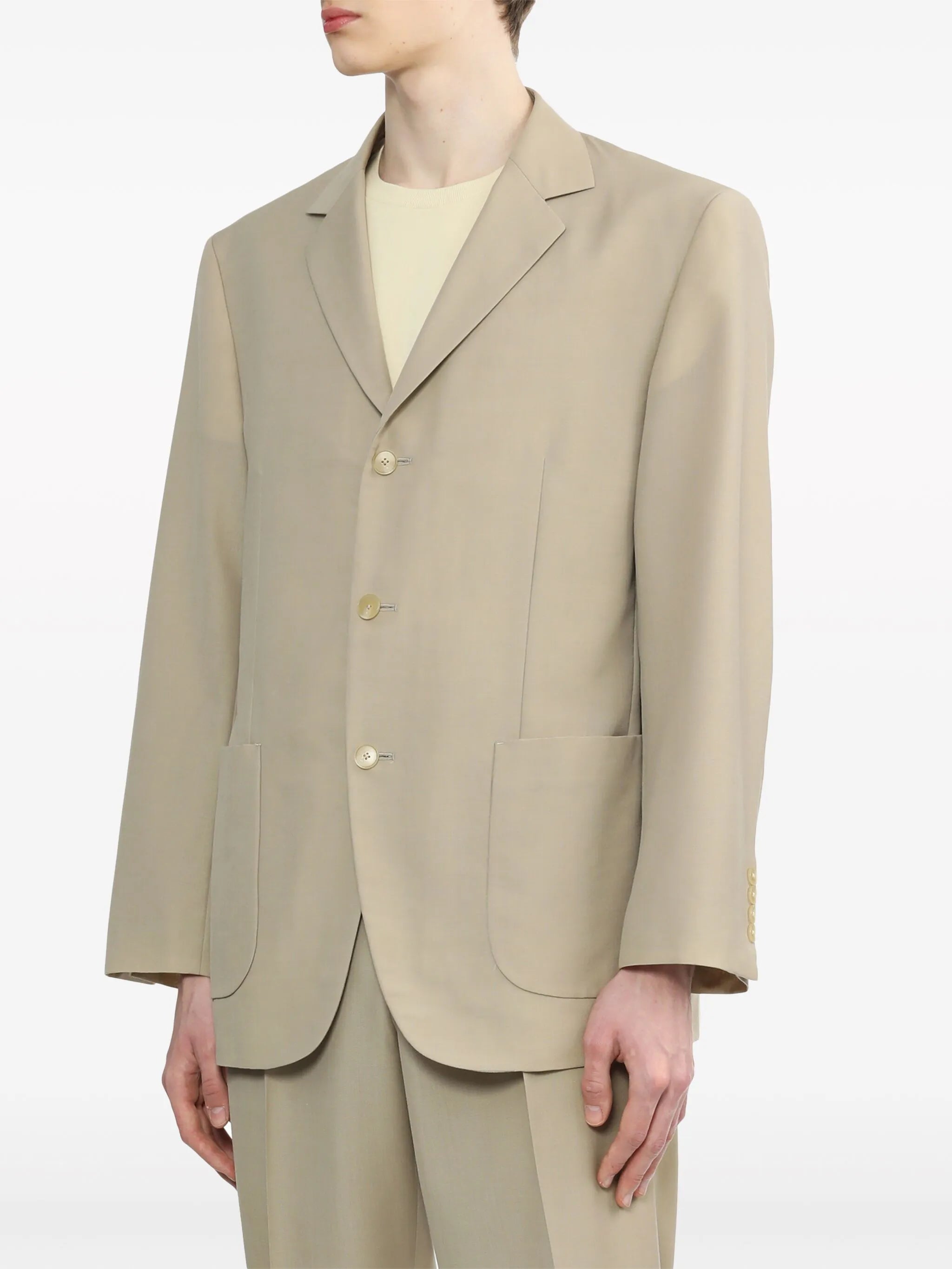 wool-blend blazer