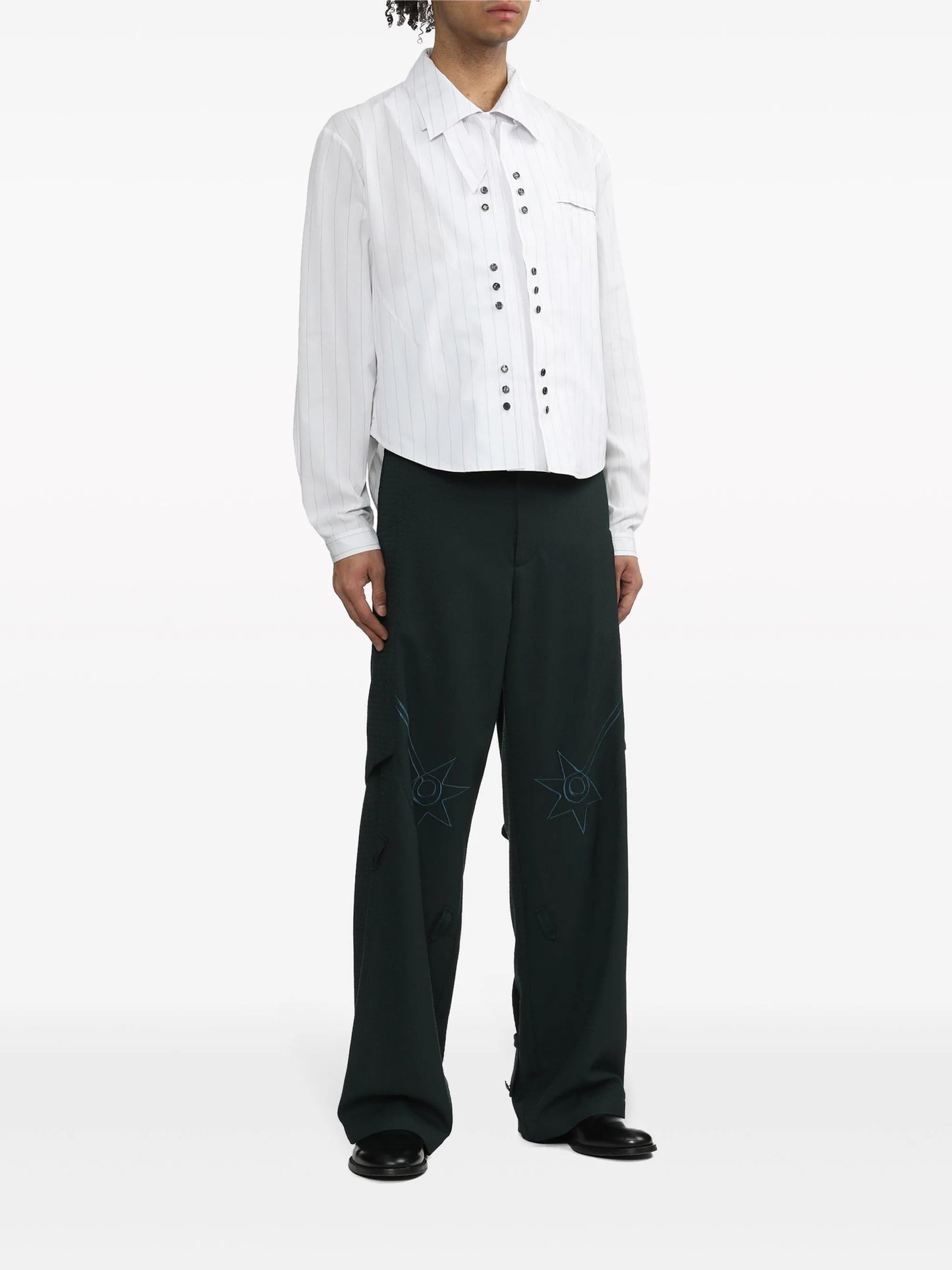 Nesebur straight-leg trousers