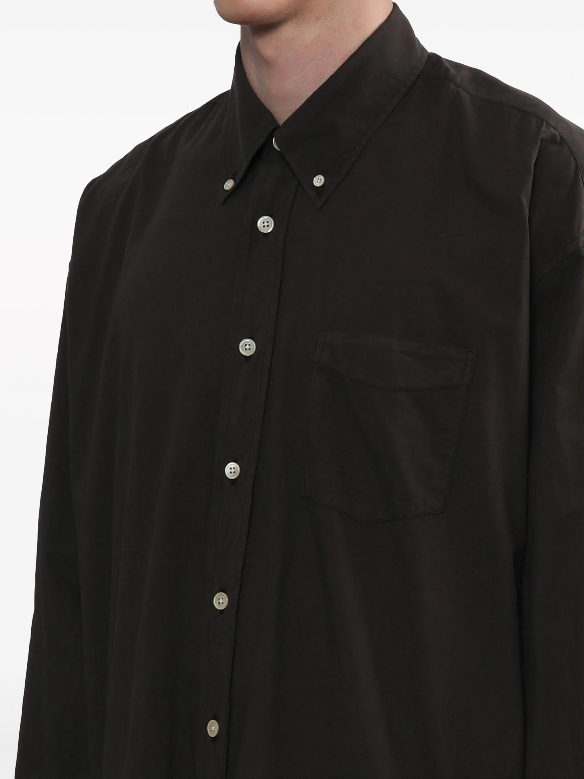 long-sleeve cotton shirt