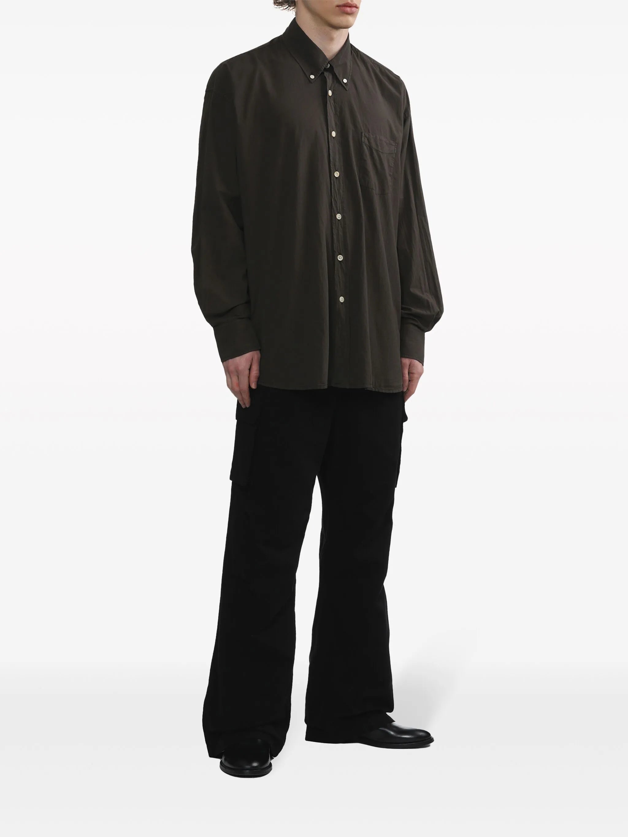 long-sleeve cotton shirt