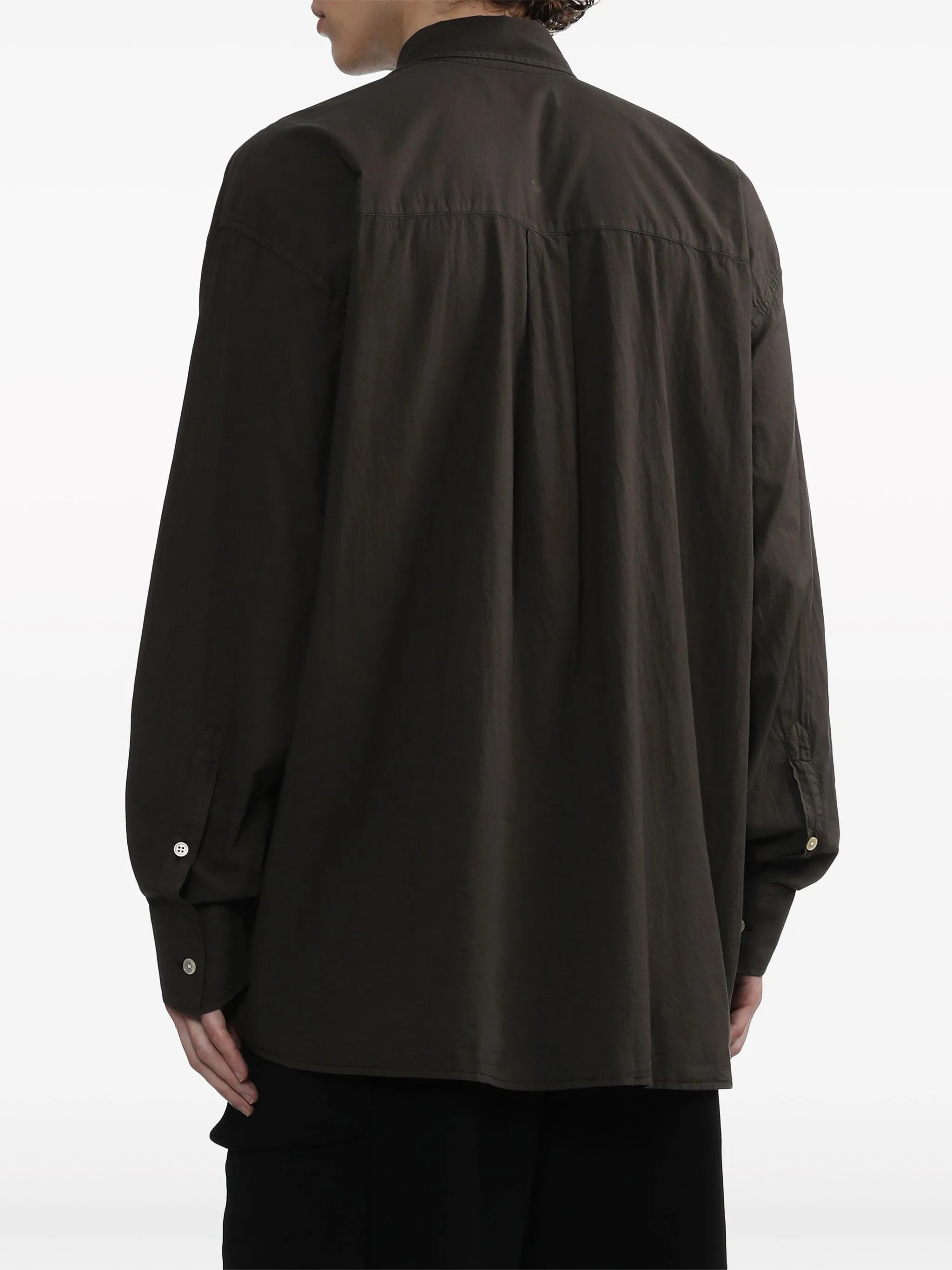 long-sleeve cotton shirt