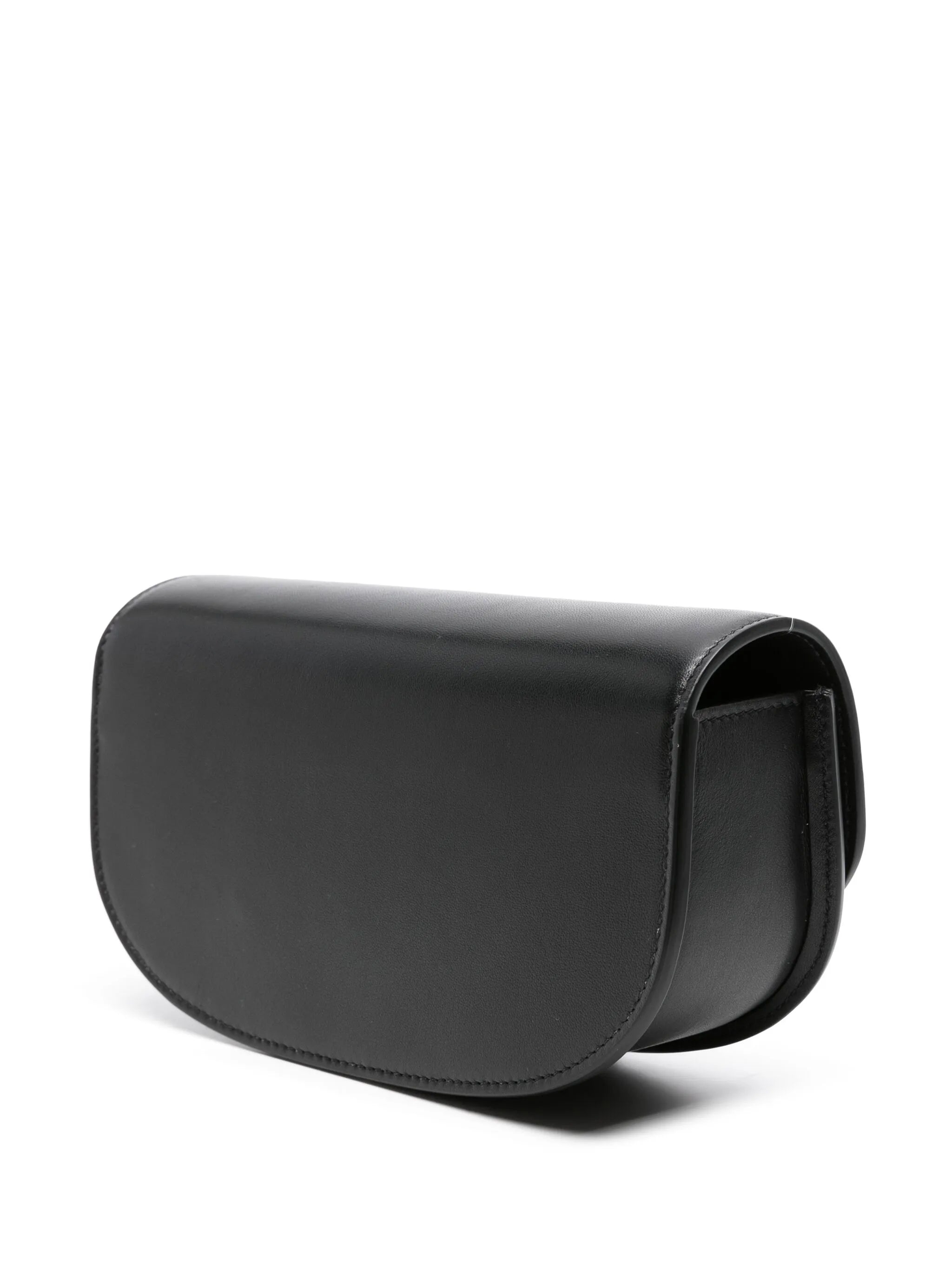 Tondo Crescent leather crossbody bag