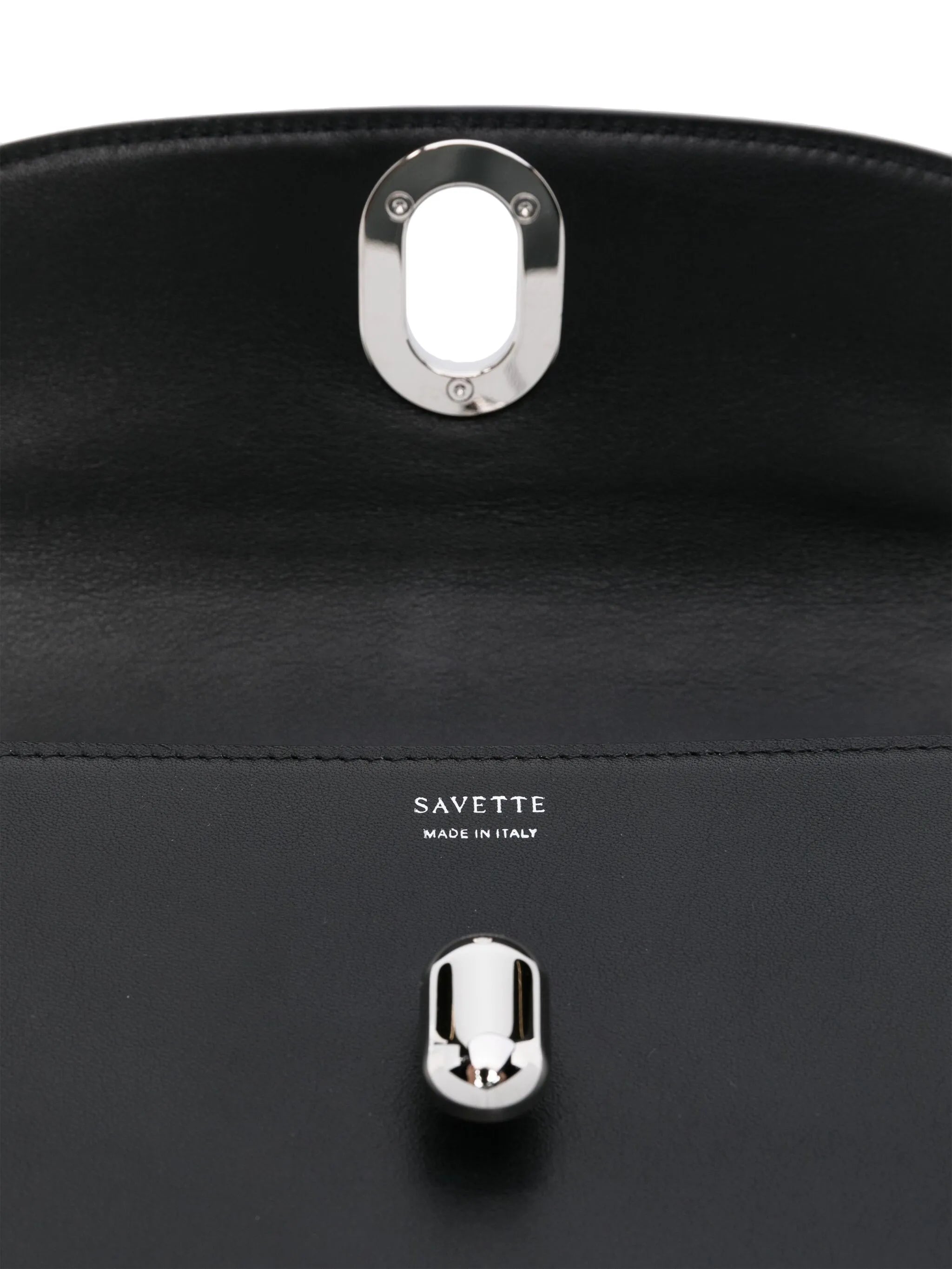 Tondo Crescent leather crossbody bag