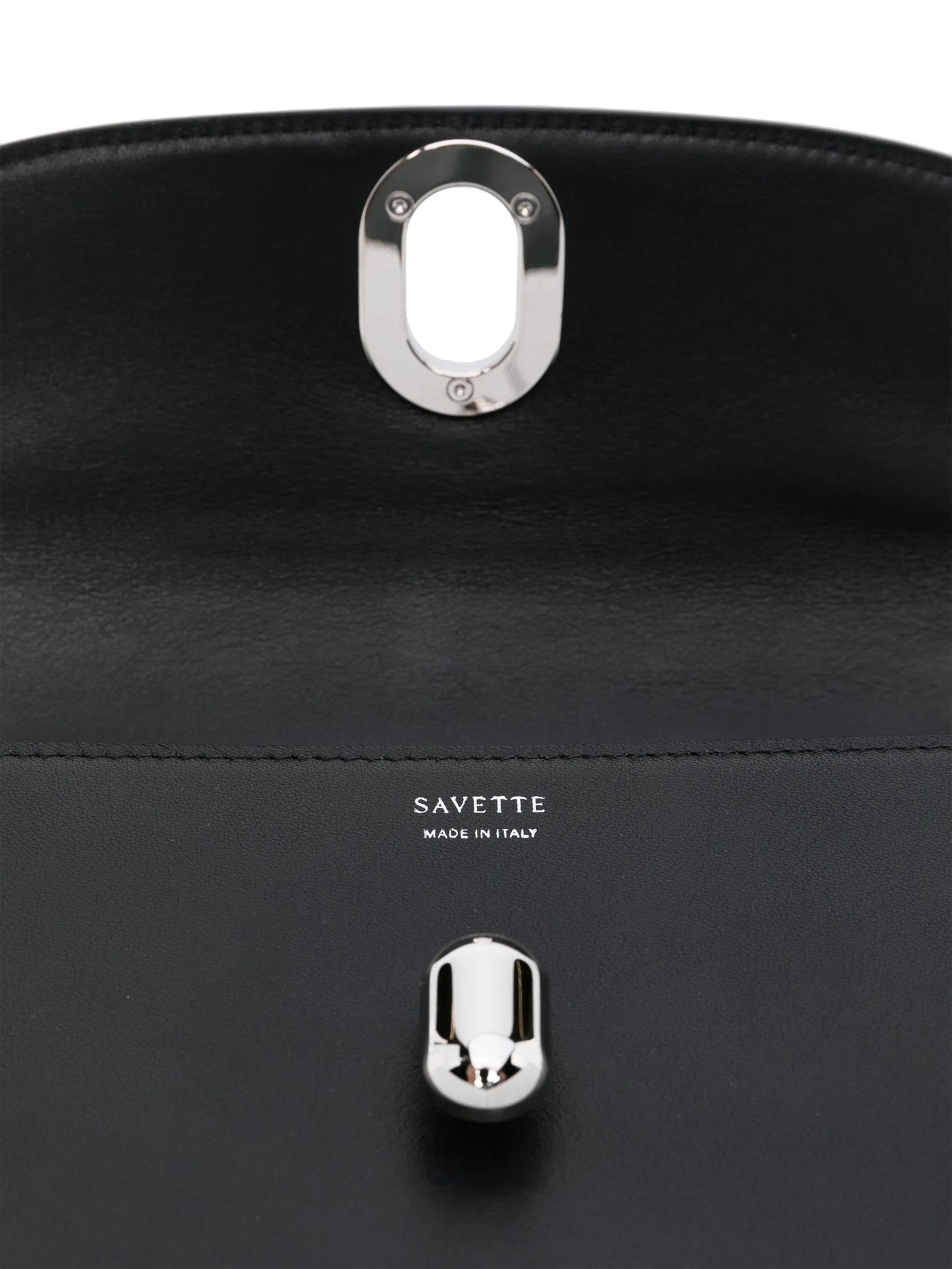 Tondo Crescent leather crossbody bag