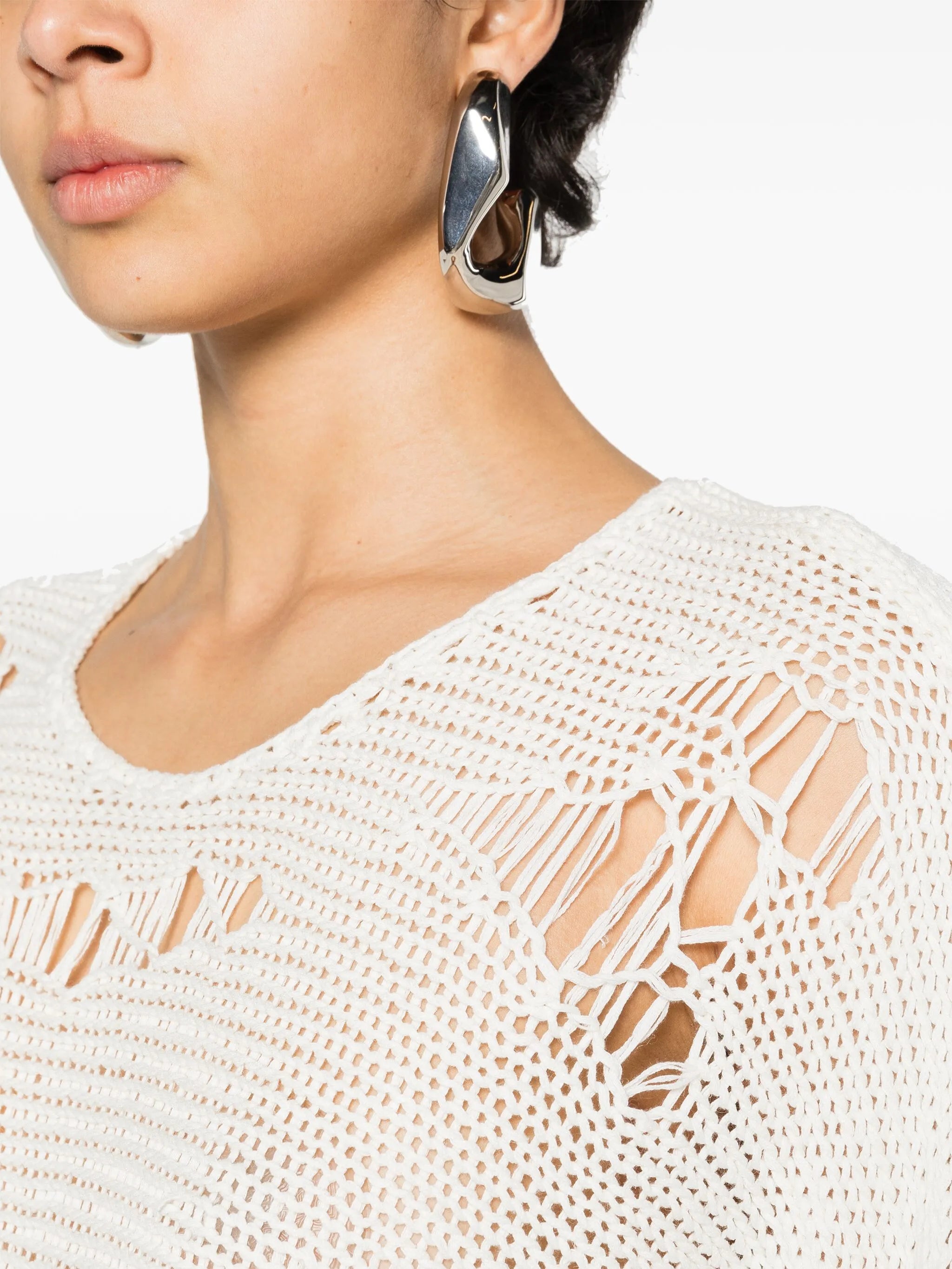 Boyfriend distressed jumper
