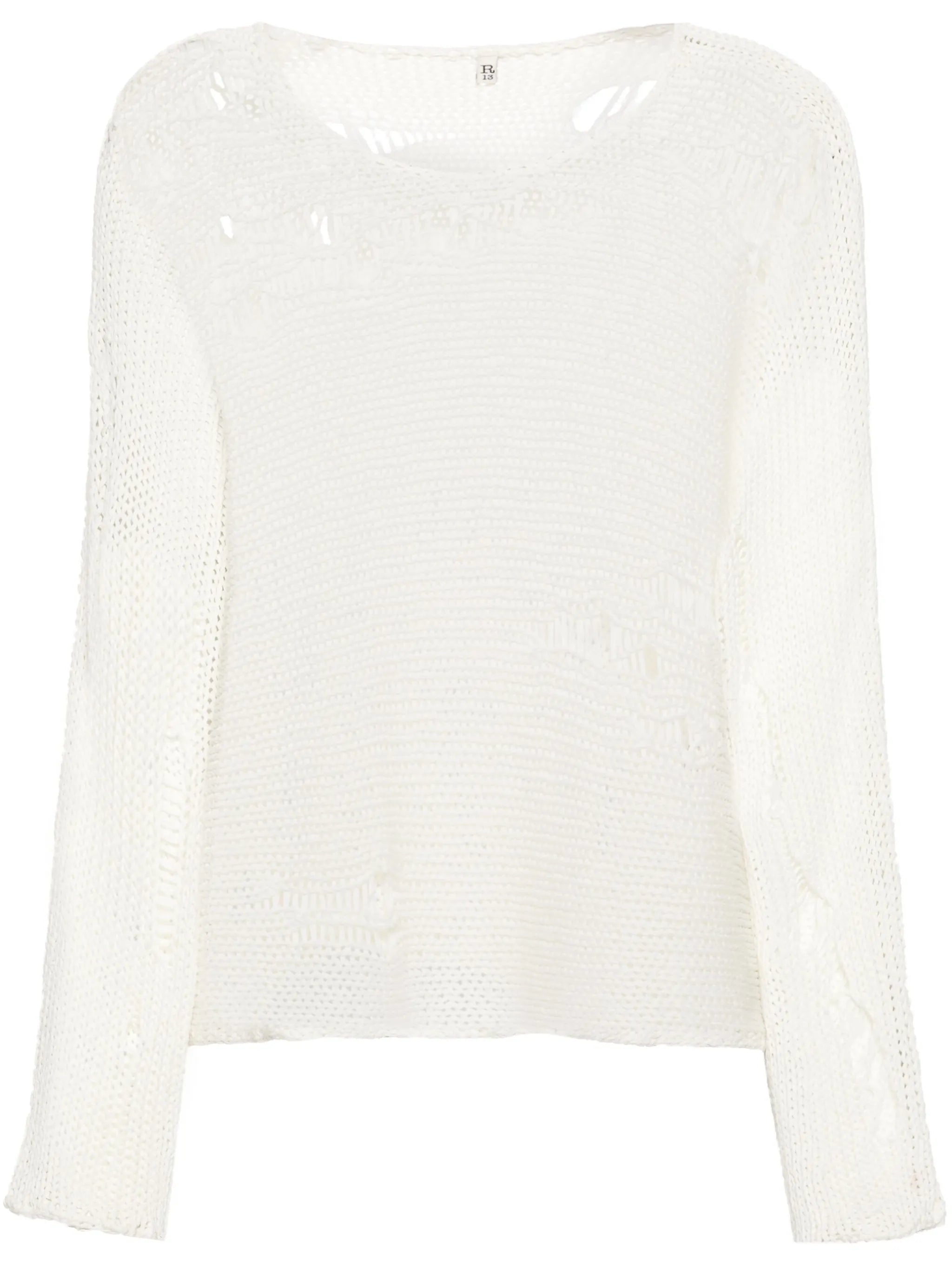 Boyfriend distressed jumper