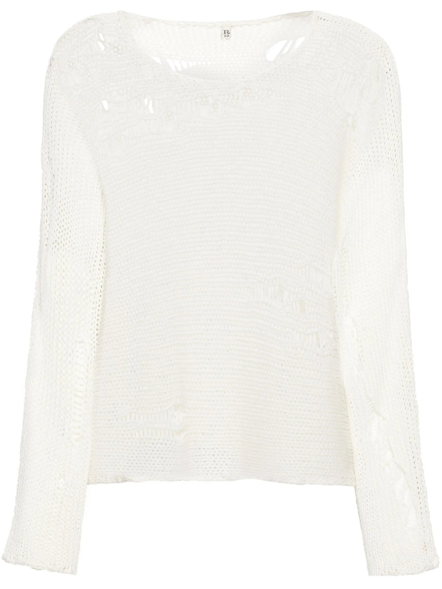 Boyfriend distressed jumper