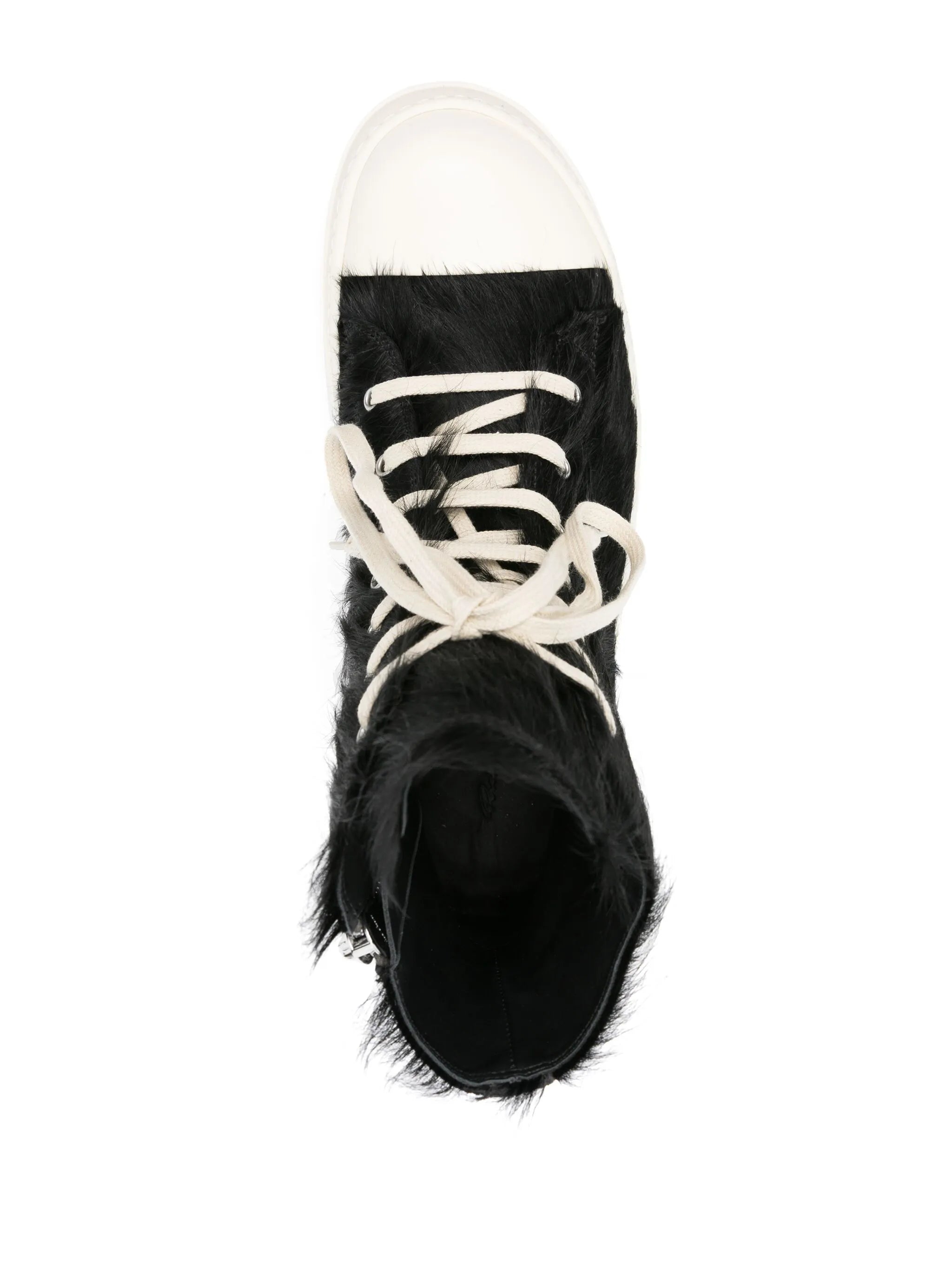 leather high-top sneakers