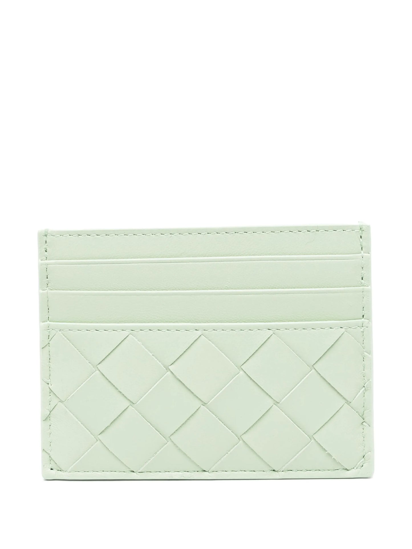 Intreccio leather cardholder