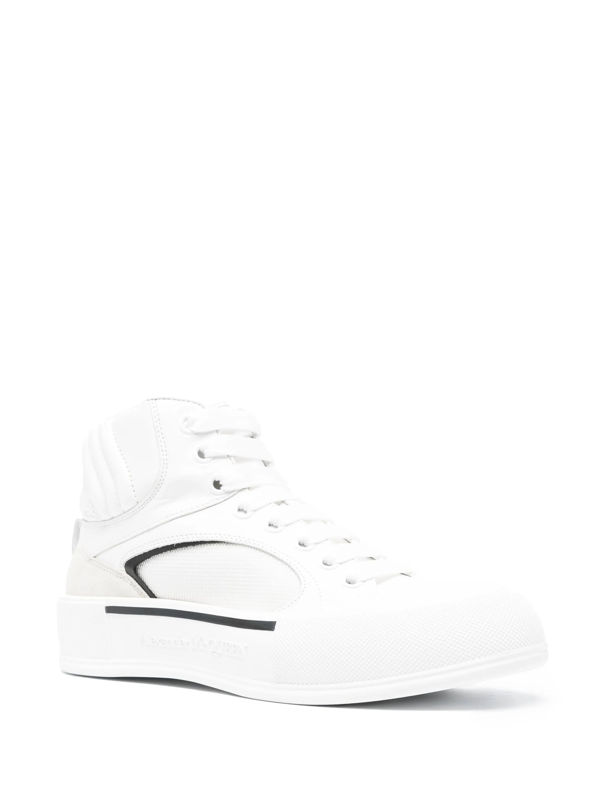 Seal-embroidered sneakers