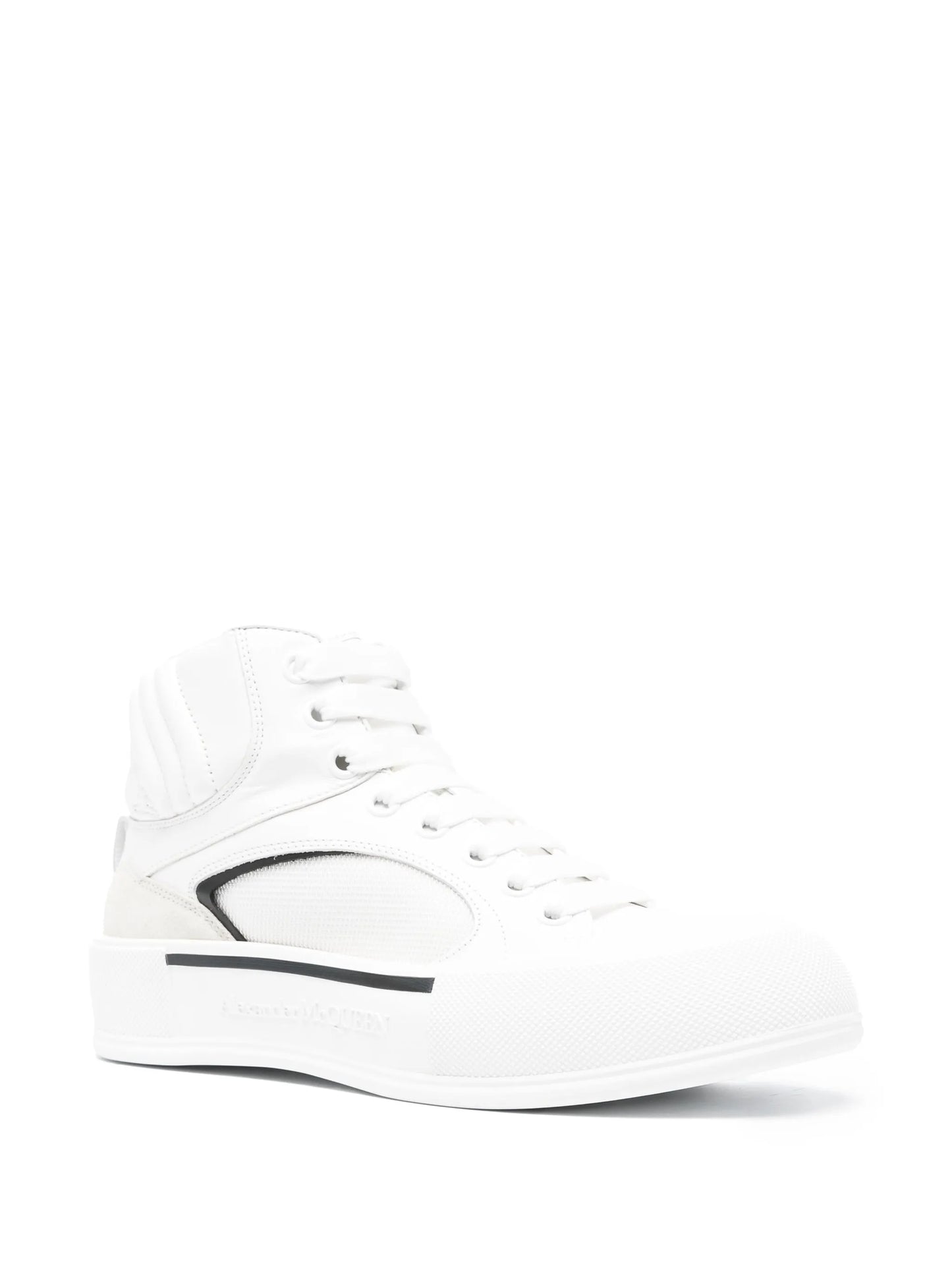 Seal-embroidered sneakers