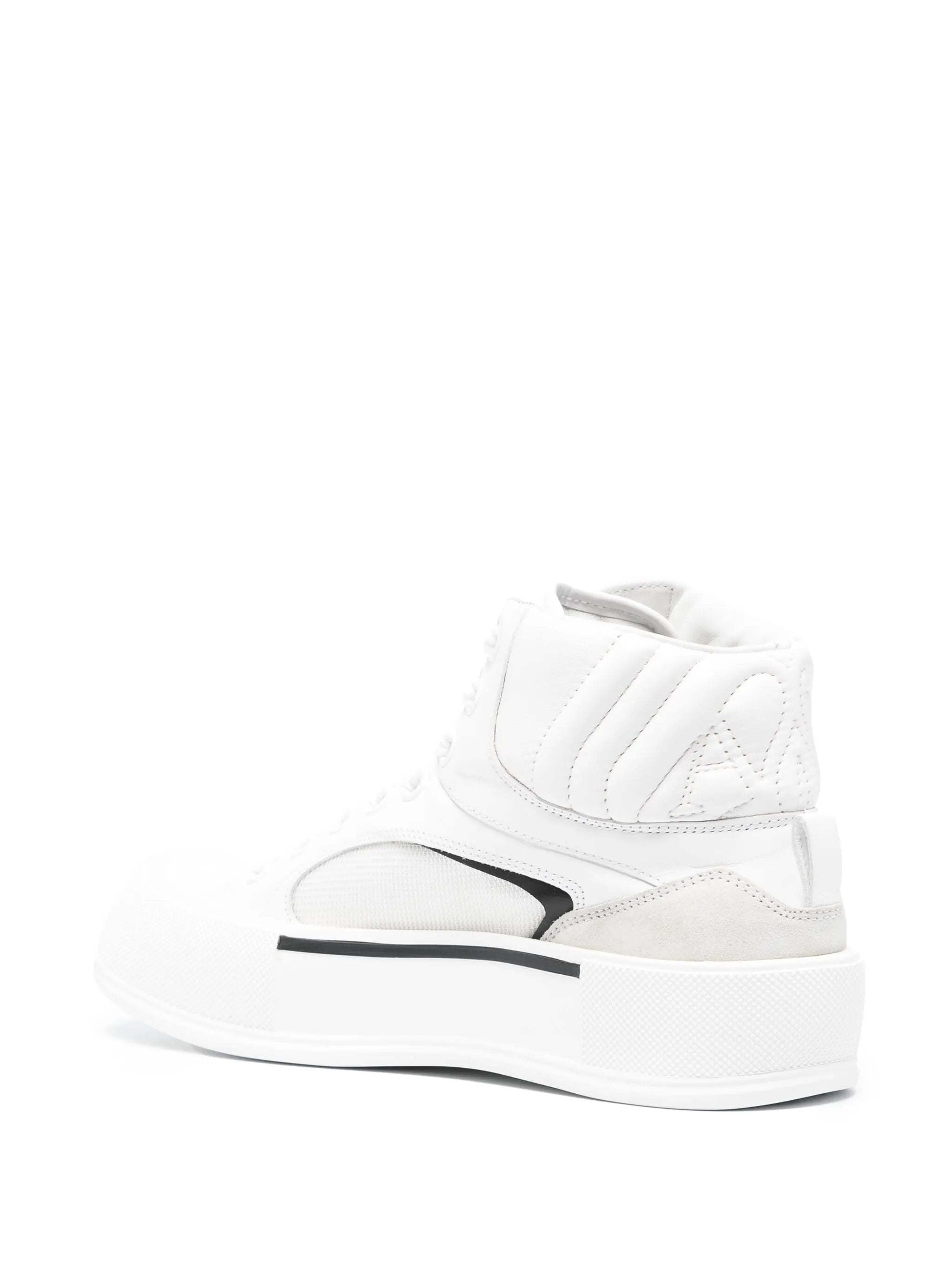 Seal-embroidered sneakers