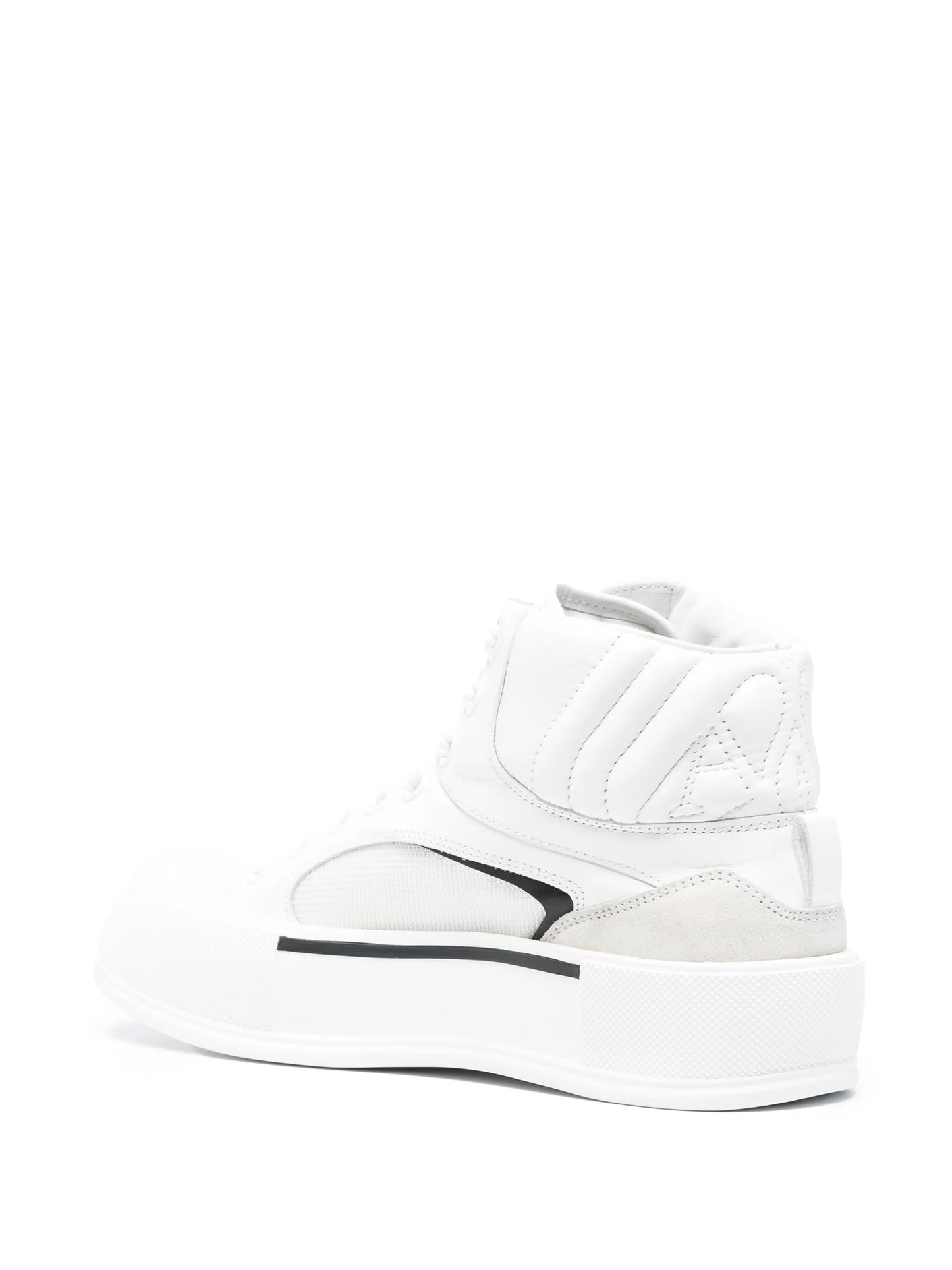 Seal-embroidered sneakers