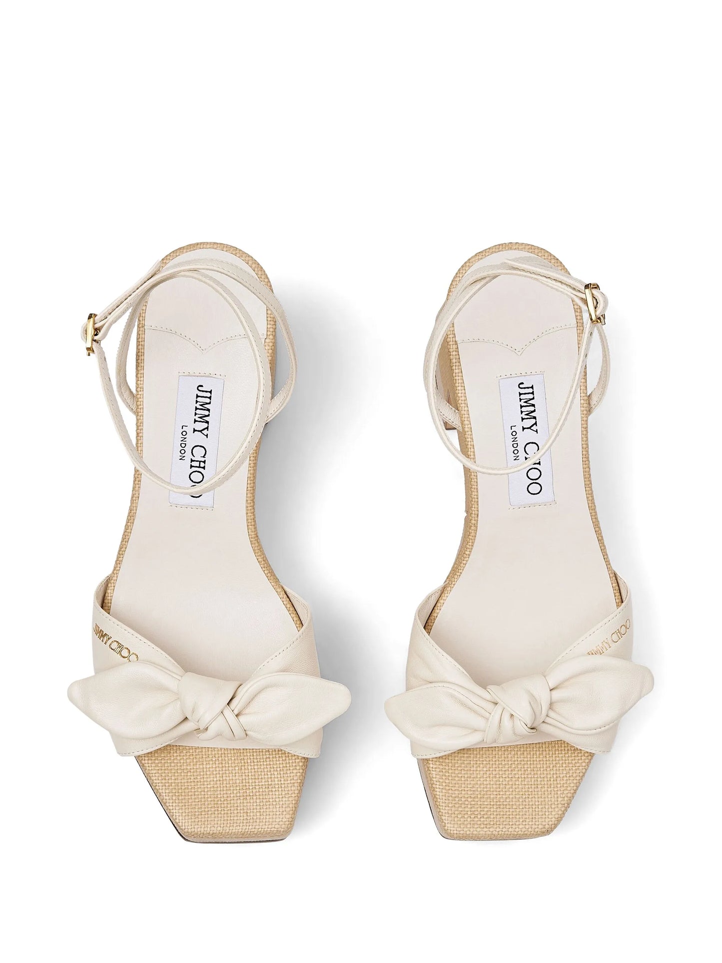 Ricia 95mm platform leather sandals