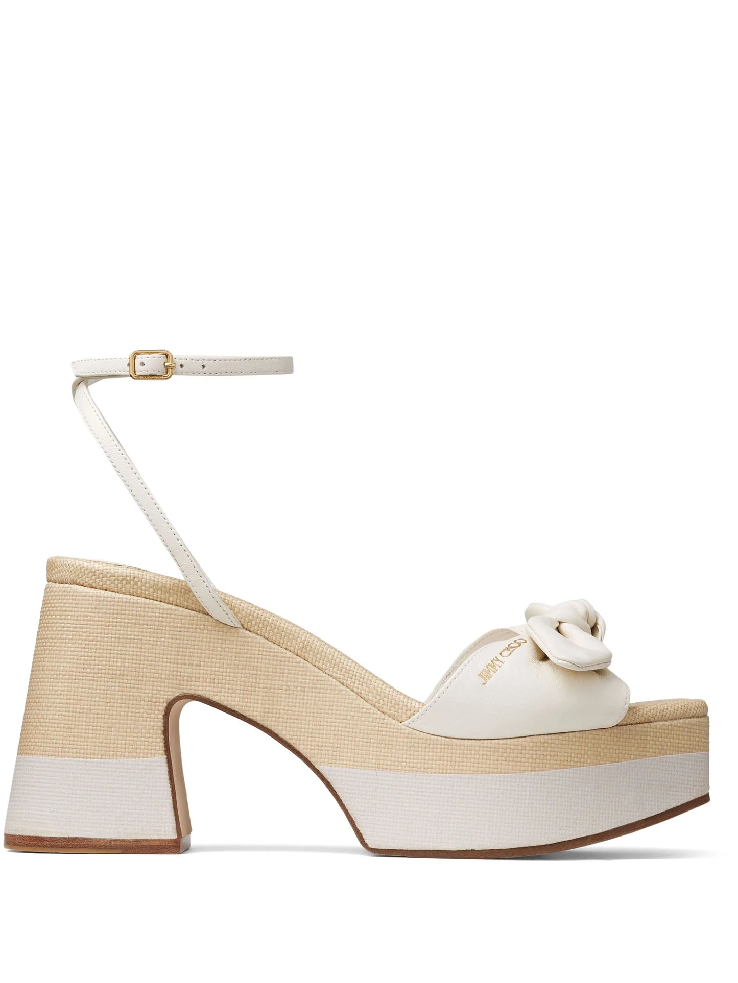 Ricia 95mm platform leather sandals