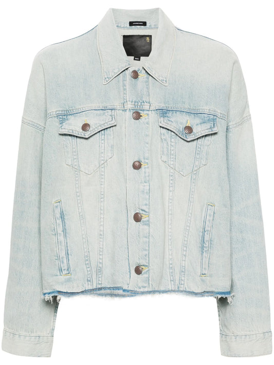 cropped denim jacket