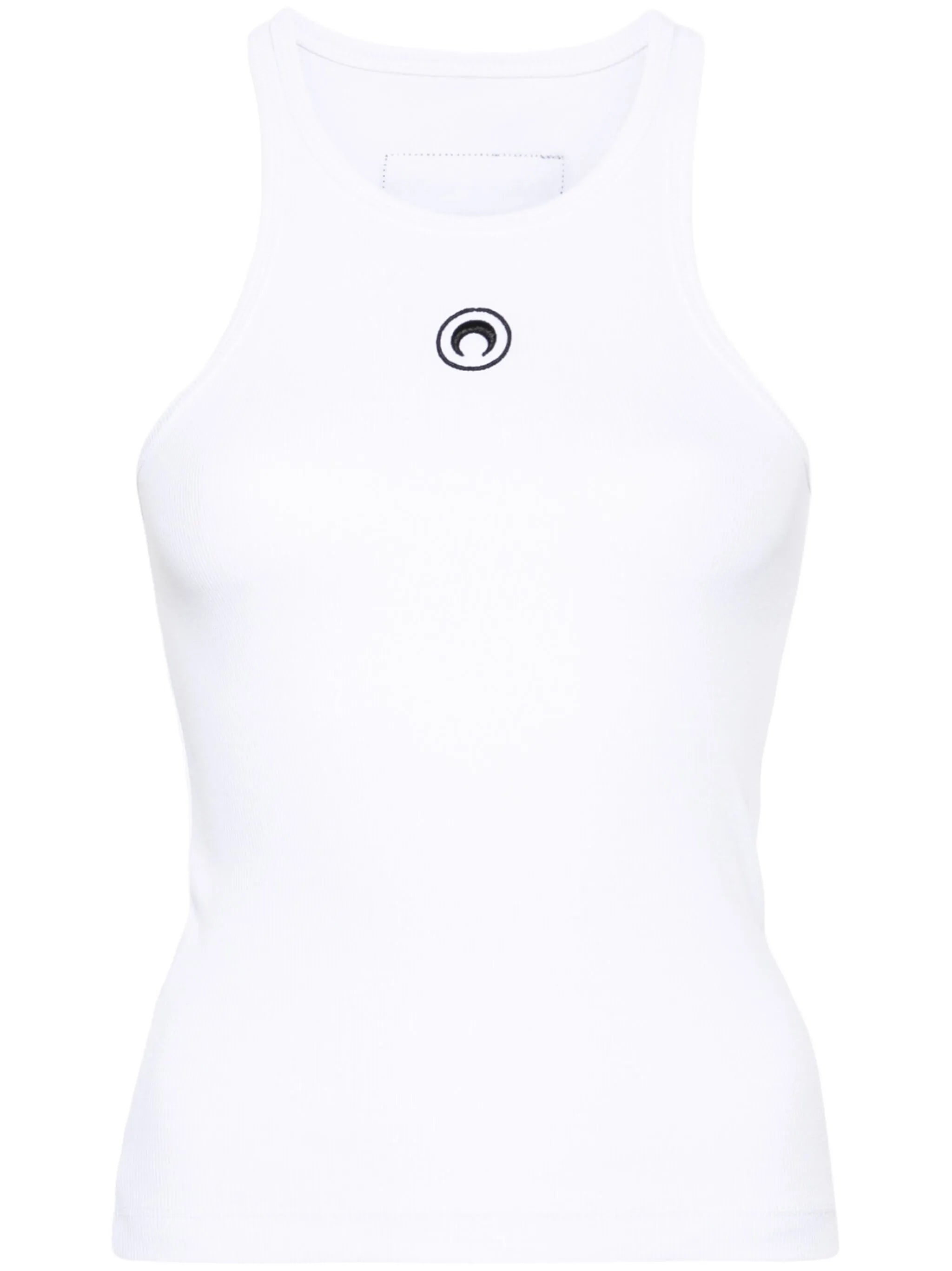 Crescent Moon-embroidered tank top