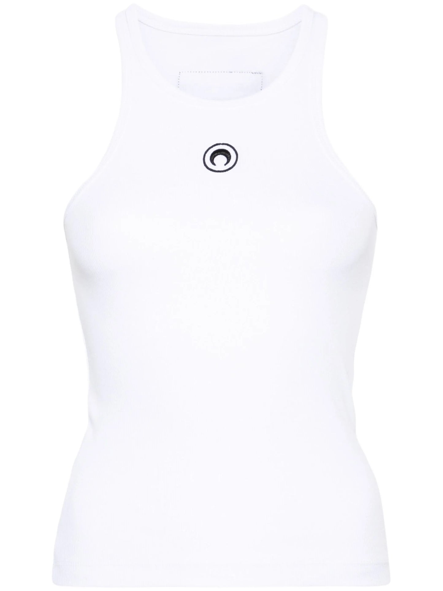 Crescent Moon-embroidered tank top