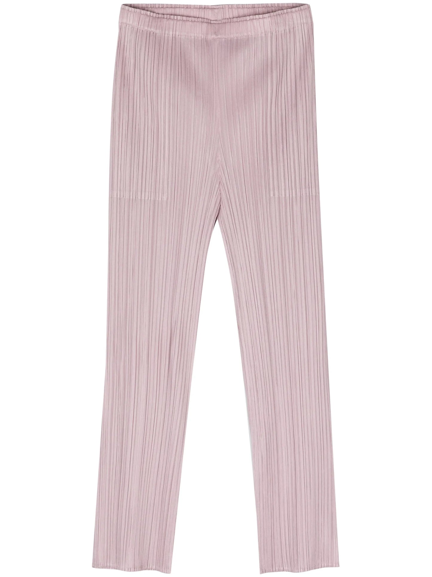 tapered plissé trousers