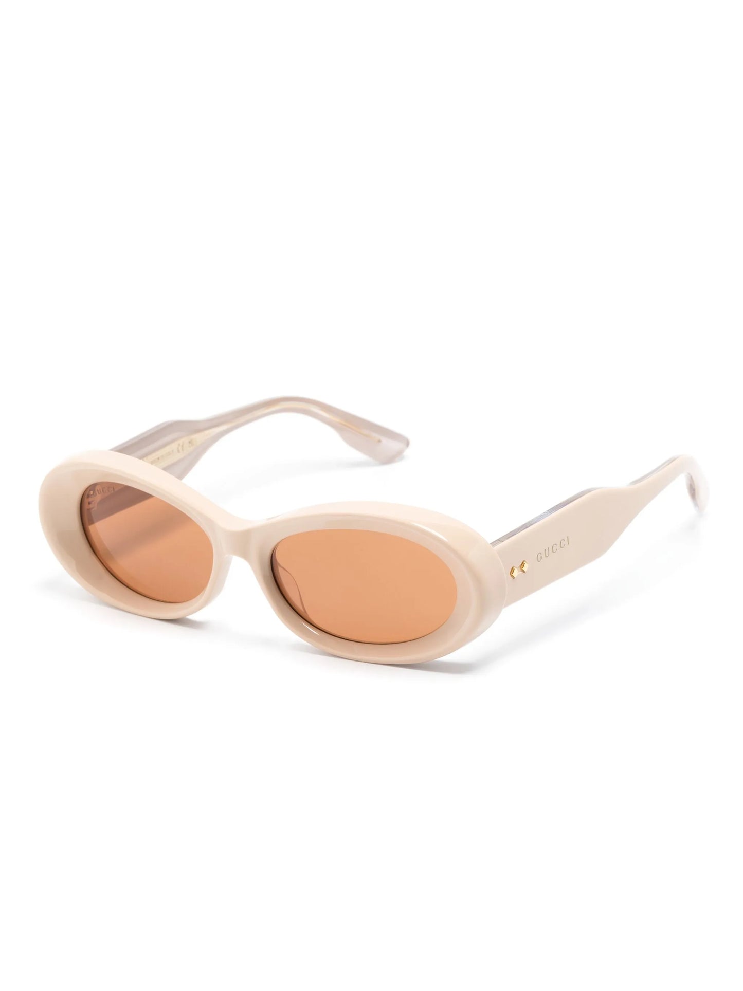 oval-frame sunglasses