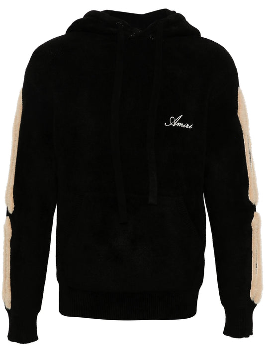 Bones logo-embroidered hoodie