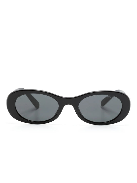 Miu Glimpse oval-frame sunglasses