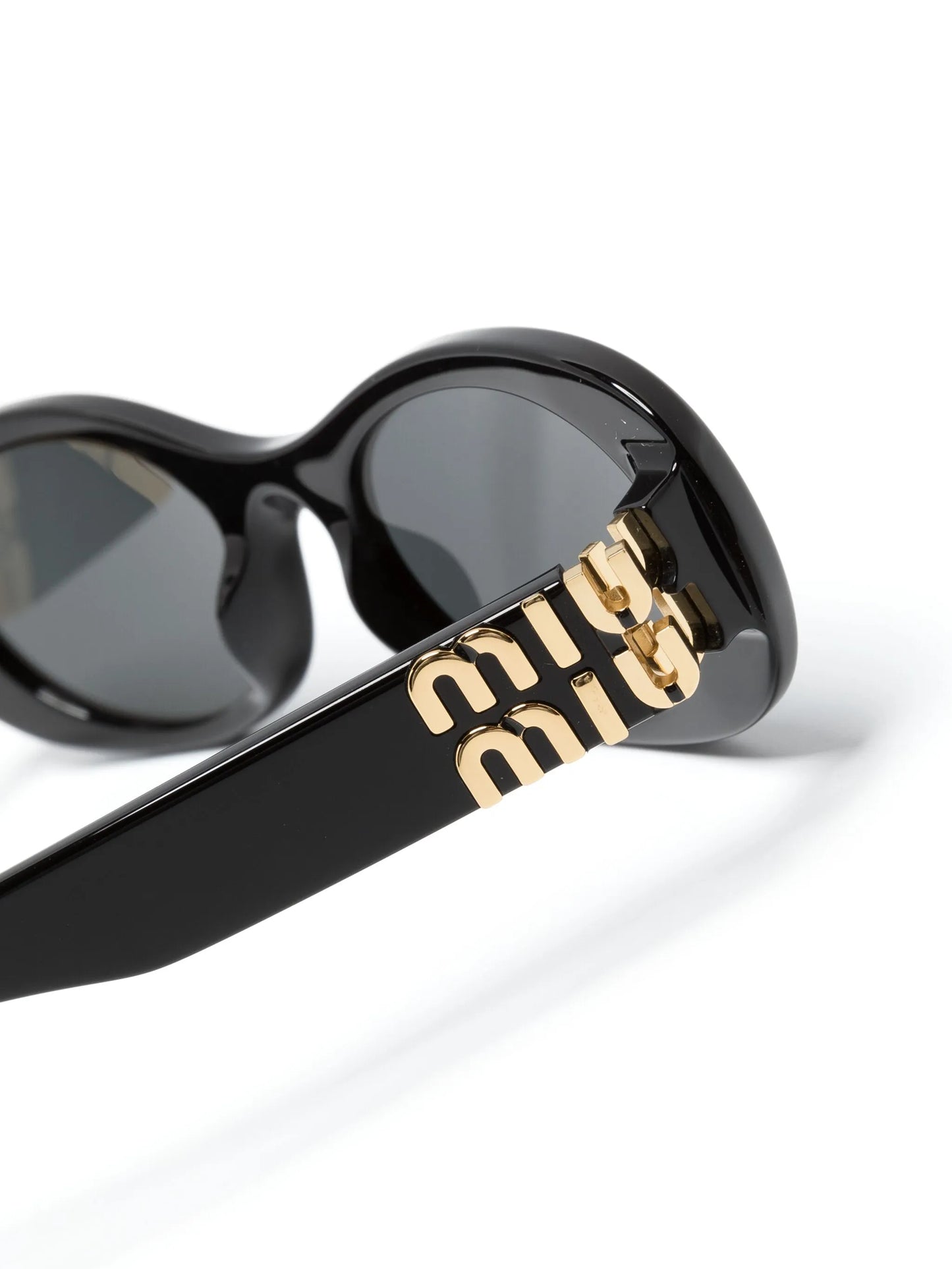 Miu Glimpse oval-frame sunglasses