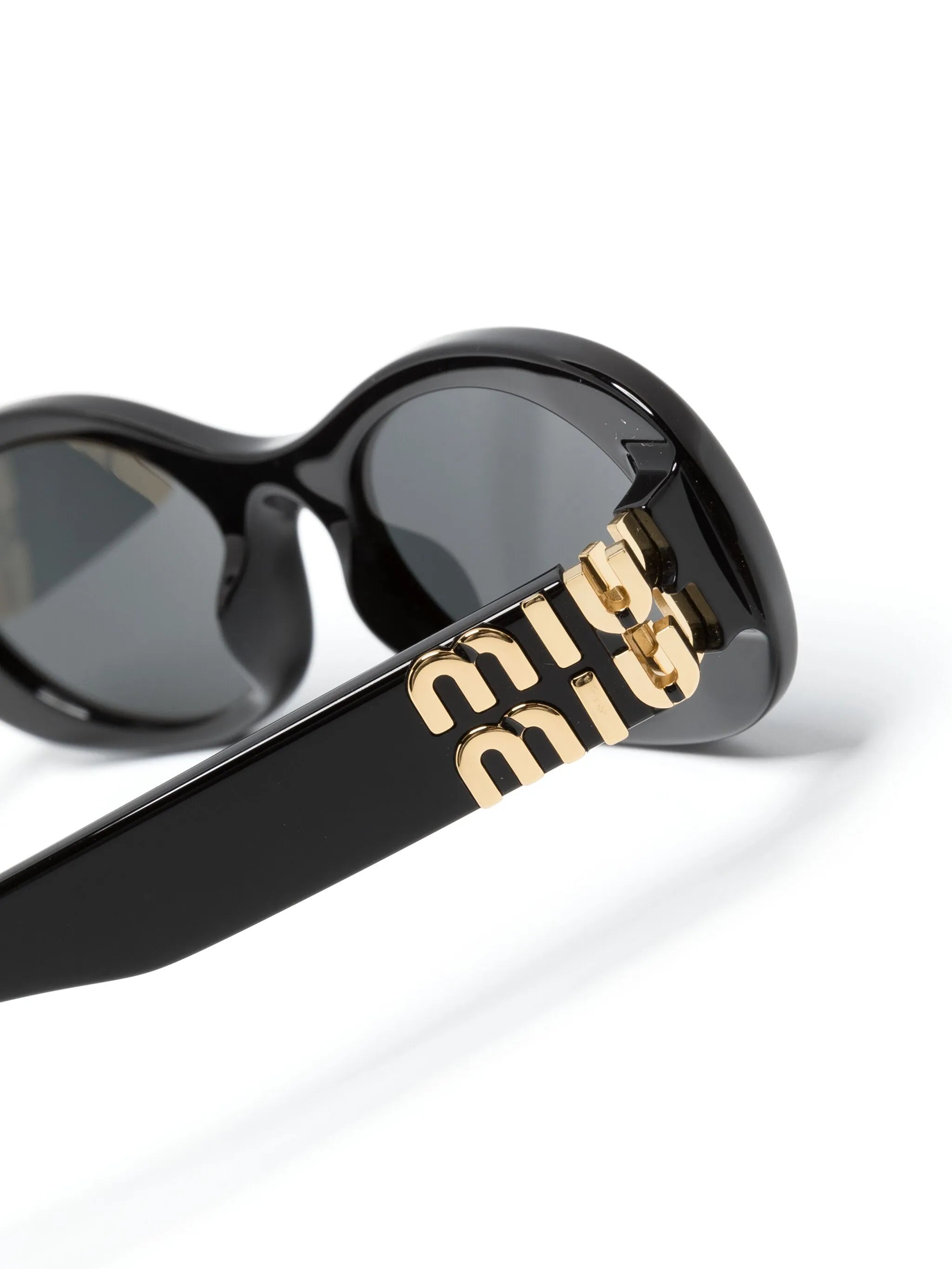 Miu Glimpse oval-frame sunglasses