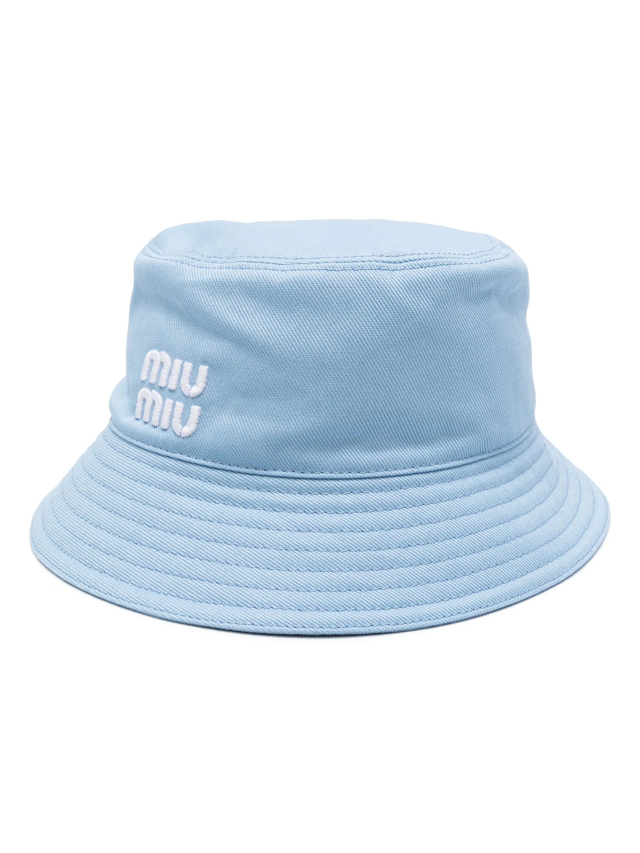 logo-embroidered bucket hat