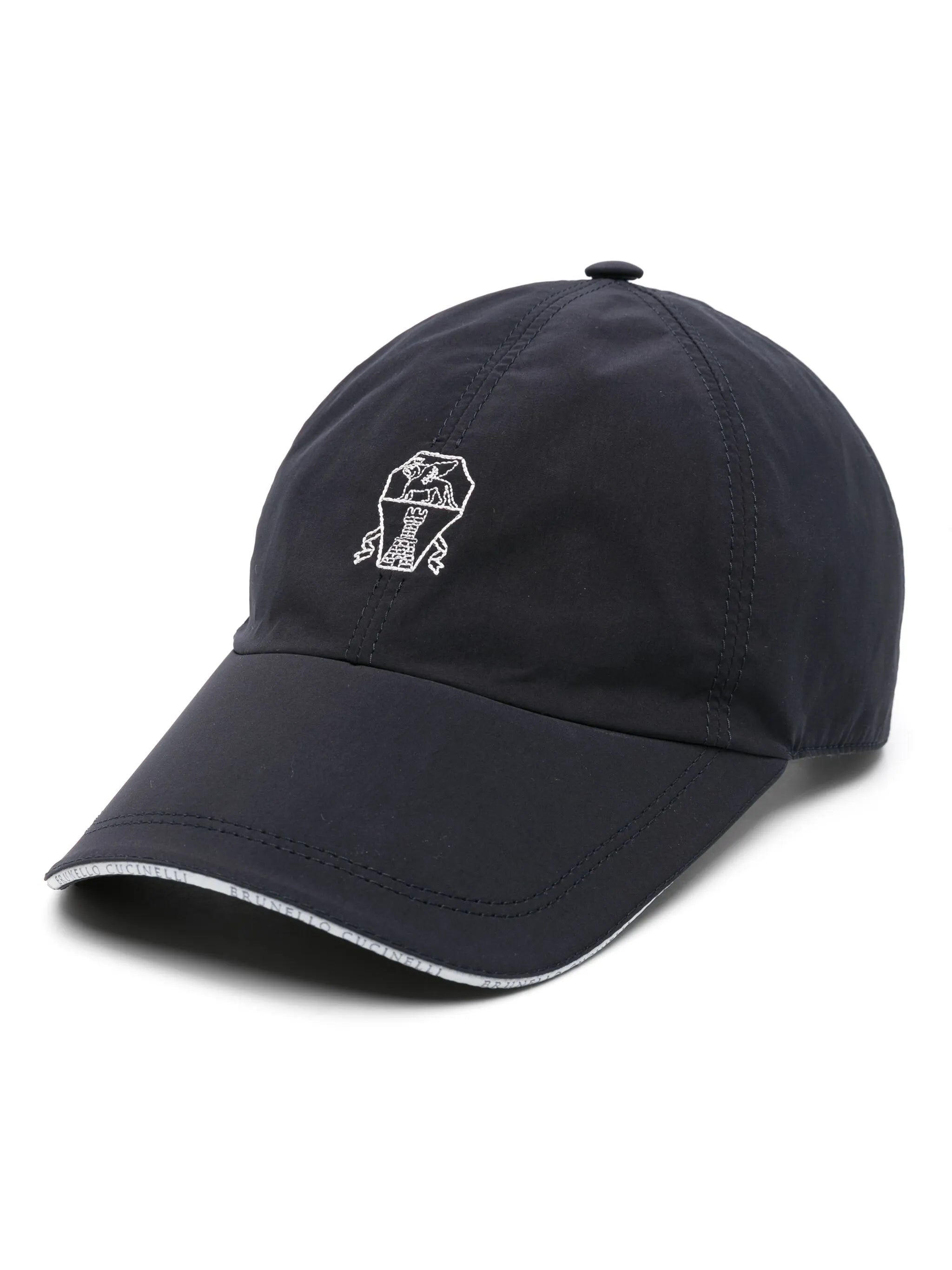 logo-embroidered baseball cap