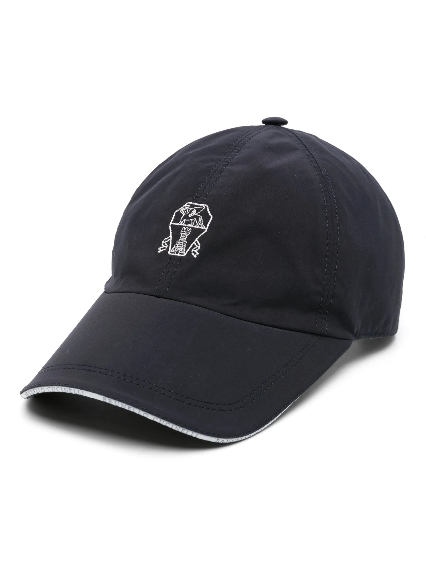 logo-embroidered baseball cap