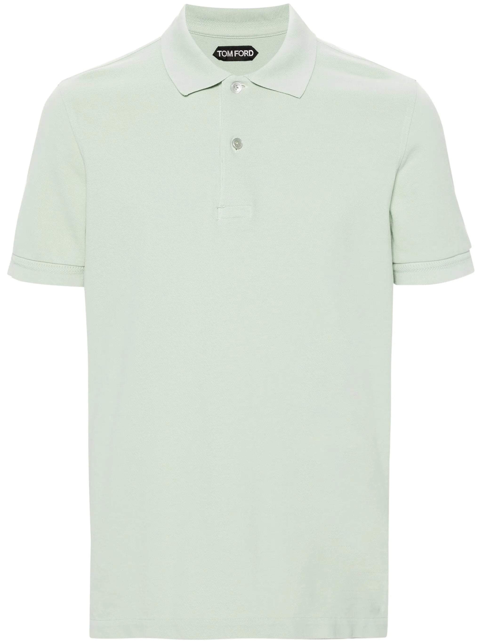 short-sleeve cotton polo shirt