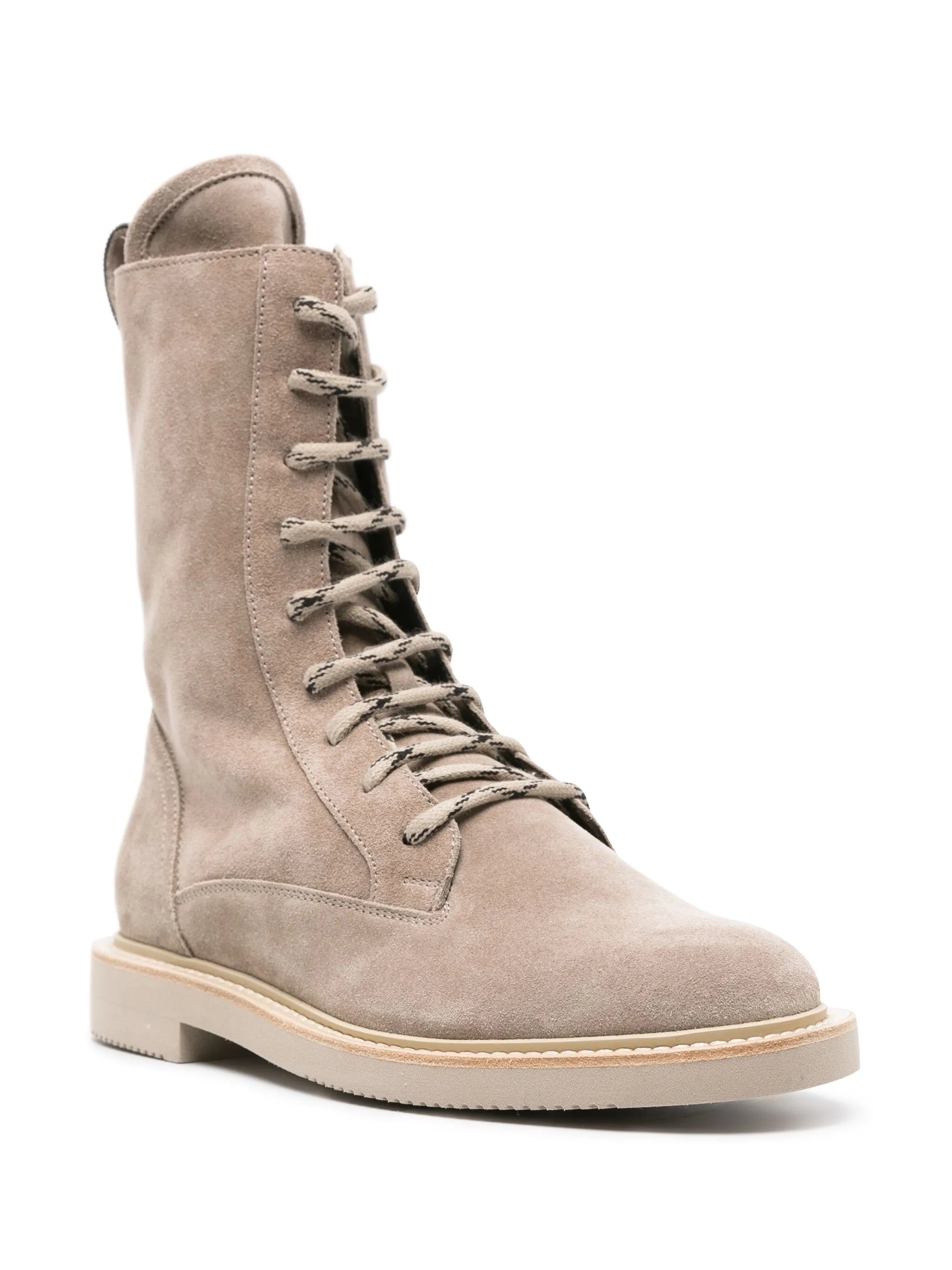 Monili-detail suede ankle boots