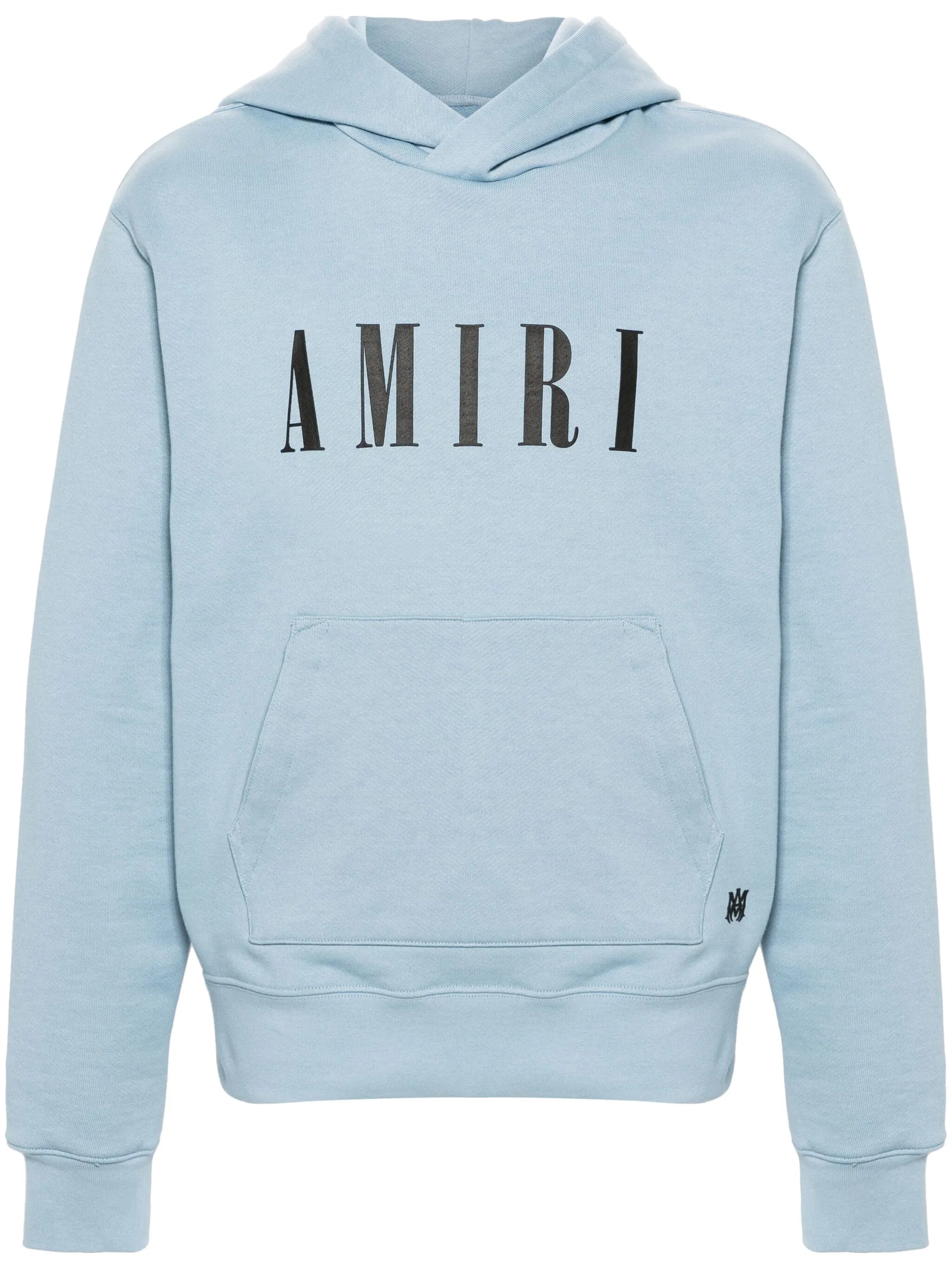 logo-appliqué cotton hoodie