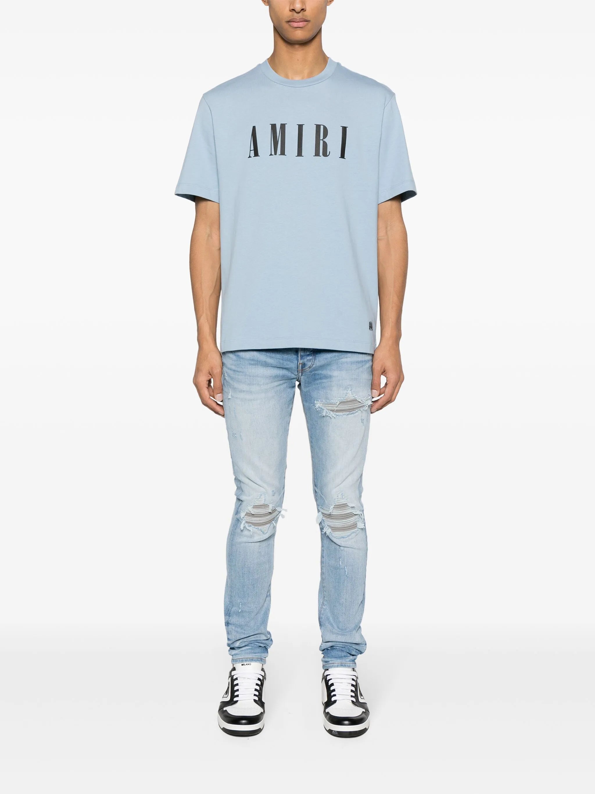 logo-print cotton T-shirt